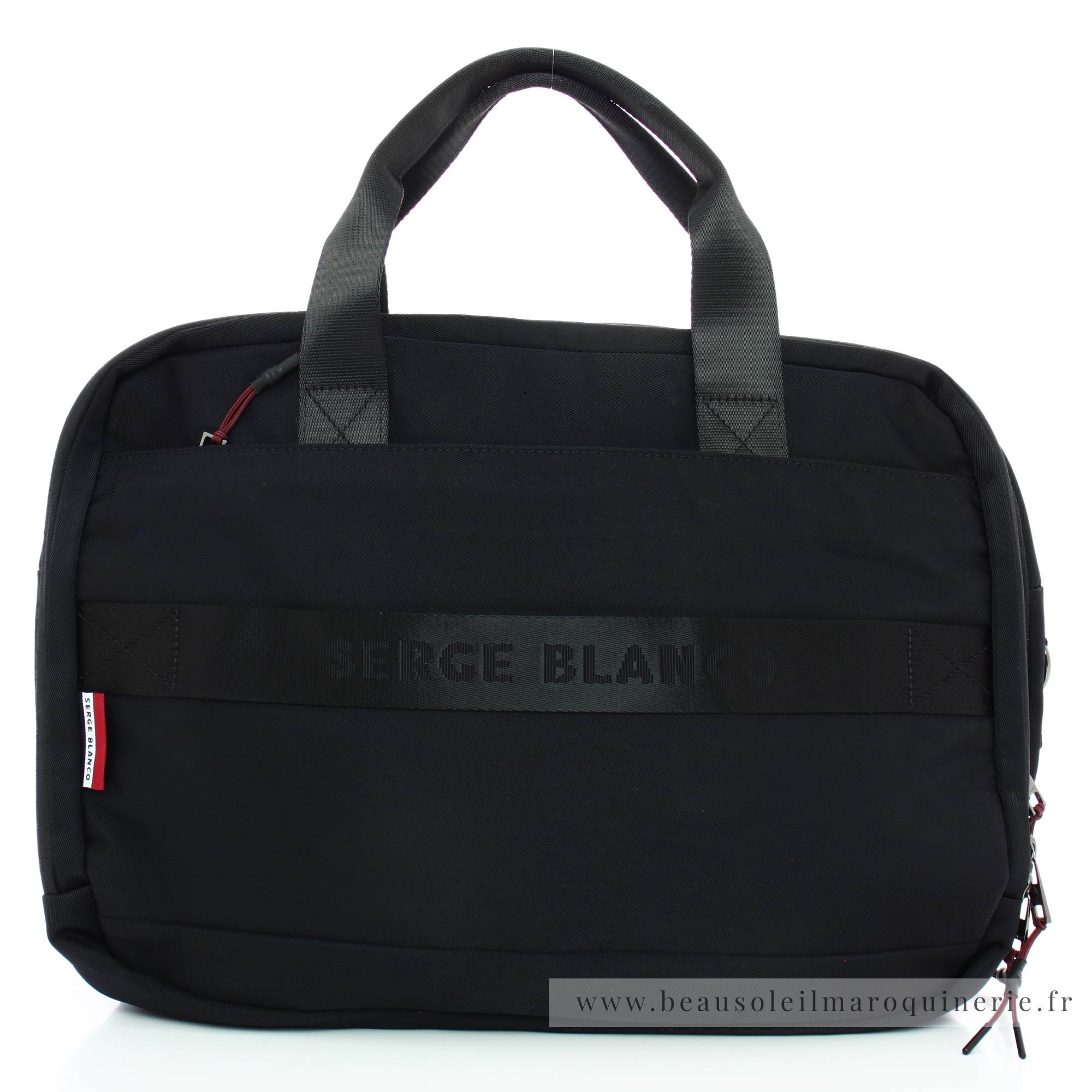 Sac cartable Serge Blanco en textile Honey BSH41001