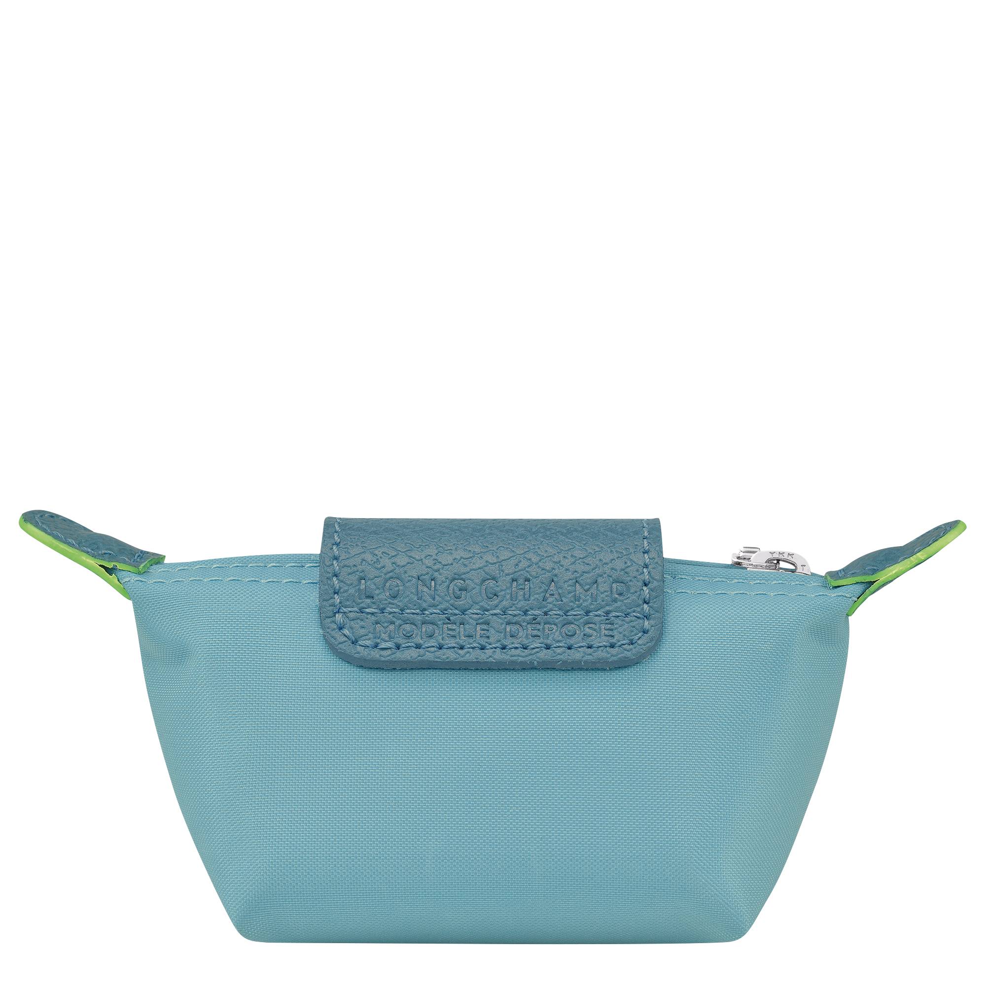 Petit porte-monnaie Longchamp Le Pliage Green zippé 30016919P58 Orage vue de dos