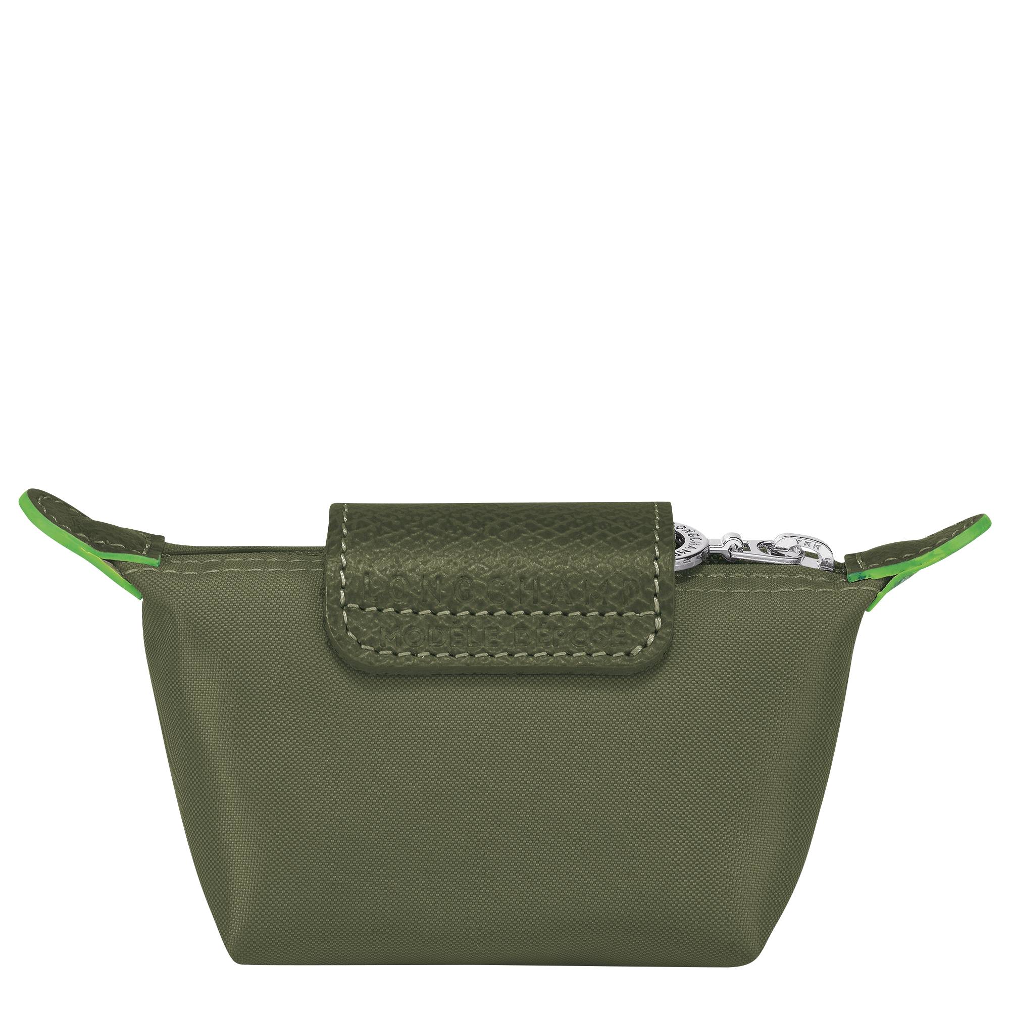 Petit porte-monnaie Longchamp Le Pliage Green zippé 30016919479 Forêt vue de dos