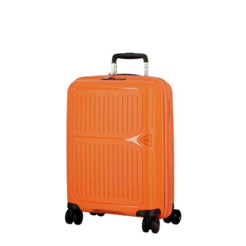 Valise Cabine Jump Extensible 4 roues TXC 2 TX20ORA couleur orange, vue de profil