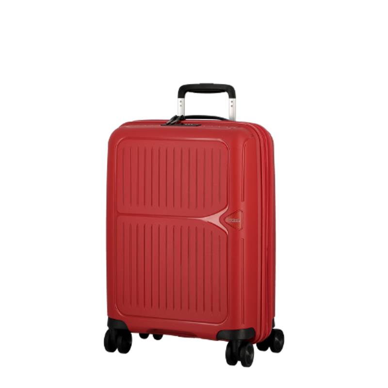 Valise Cabine Jump Extensible 4 roues TXC 2 TX20RGE couleur rouge, vue de profil