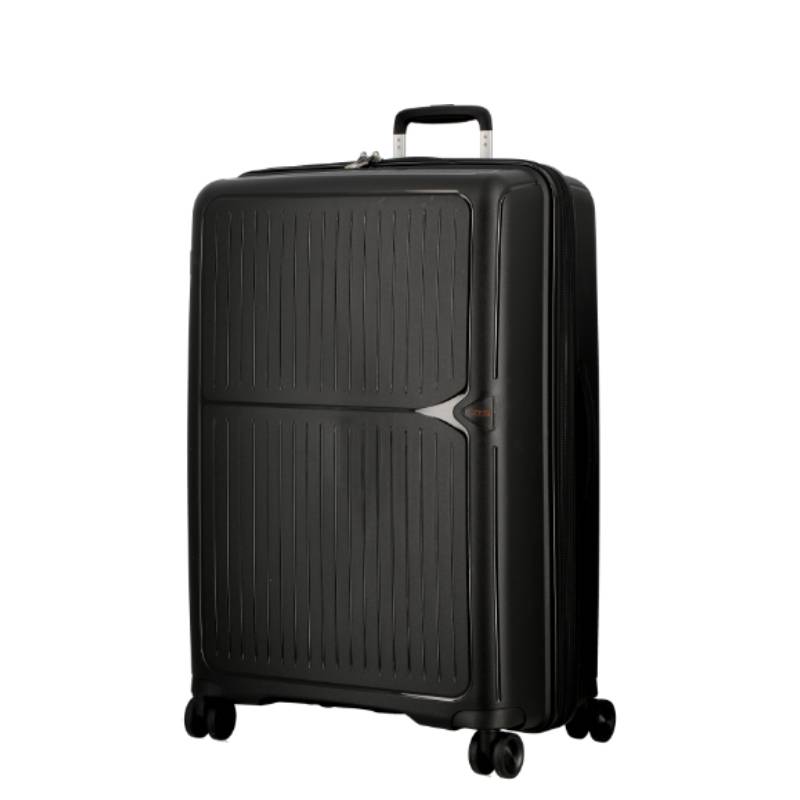 Grande valise Jump extensible TXC 2 77cm TX28NR noir vue de profil