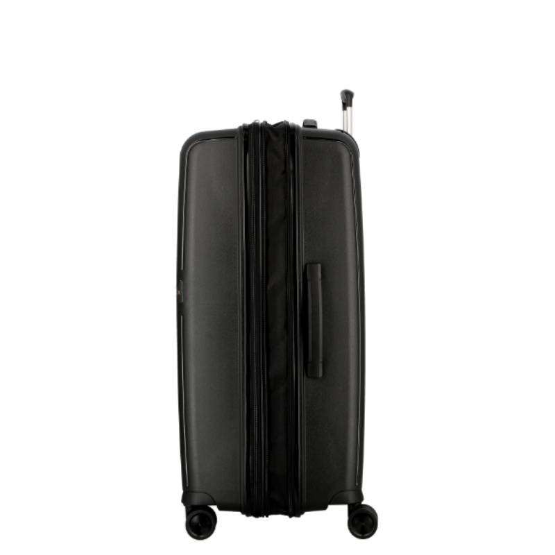 Grande valise Jump extensible TXC 2 77cm TX28NR noir vue de côté extensible