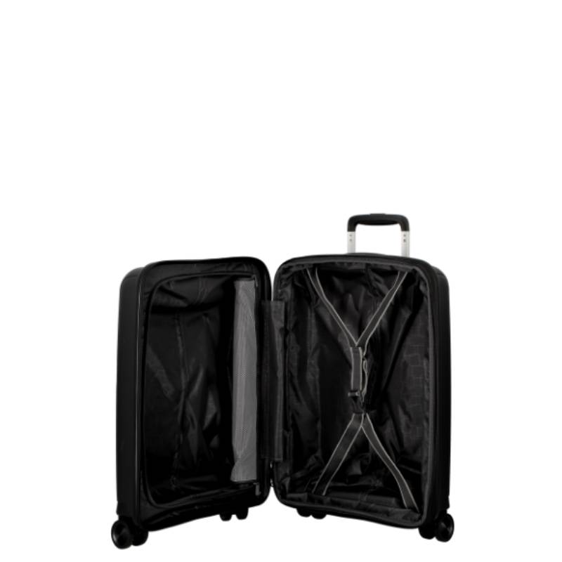 Grande valise Jump extensible TXC 2 77cm TX28NR noir ouvert