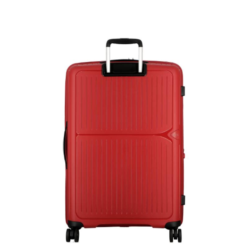 Grande valise Jump extensible TXC 2 77cm TX28RGE rouge vue de dessous