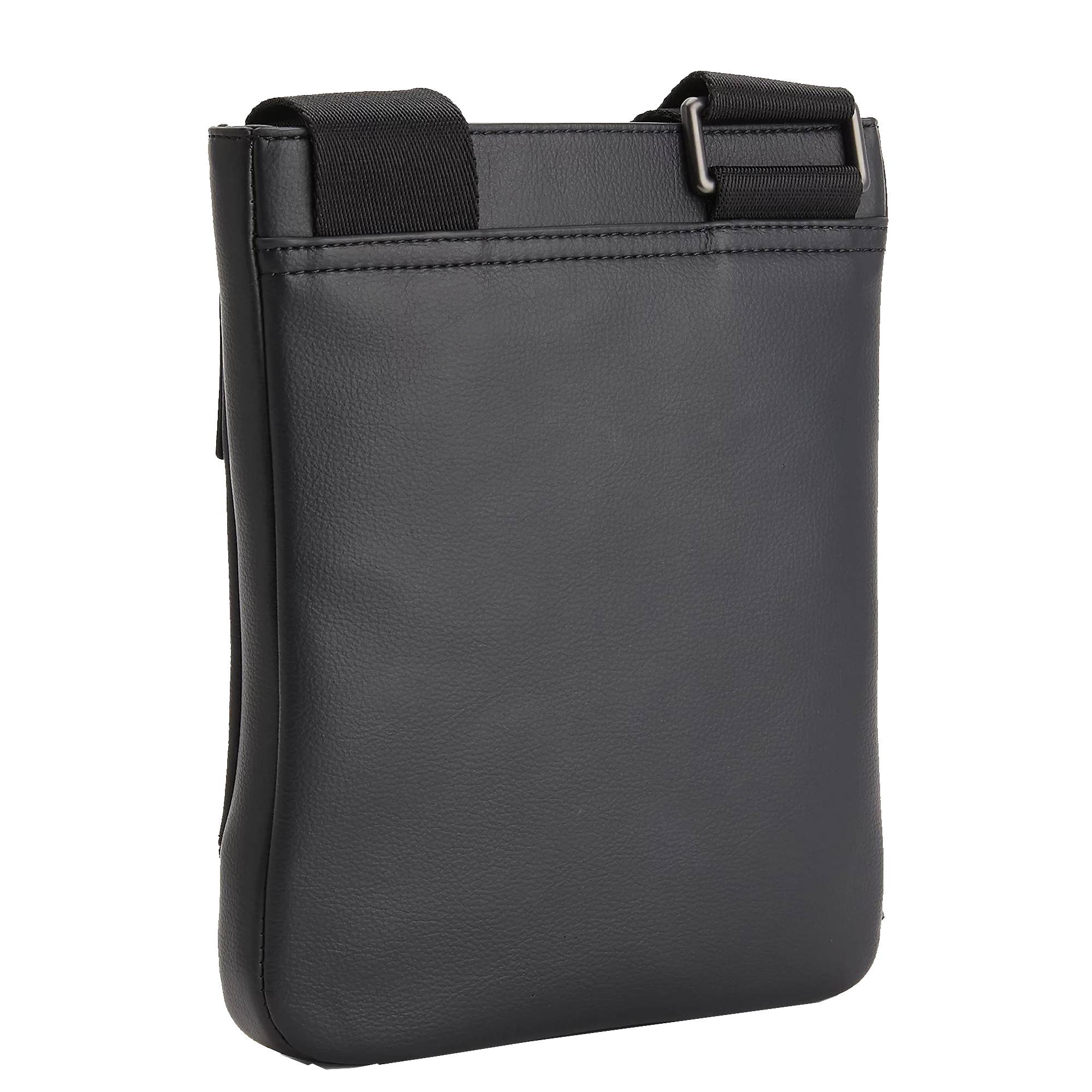 Petit sac bandoulière Tommy Hilfiger emblématique à logo AM0AM10930 BDS couleur Noir vue de dos