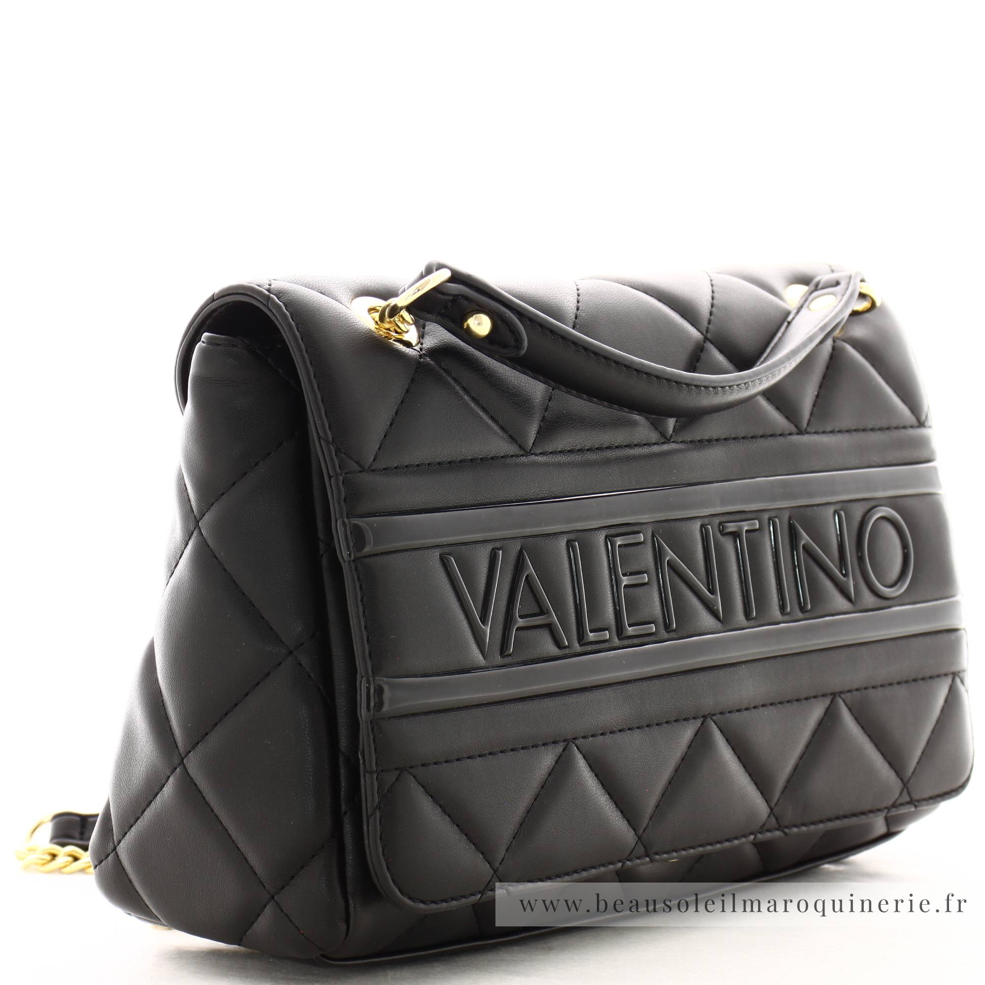 Sac porté épaule Valentino Mario VBS51O05 001 couleur noir vue de profil