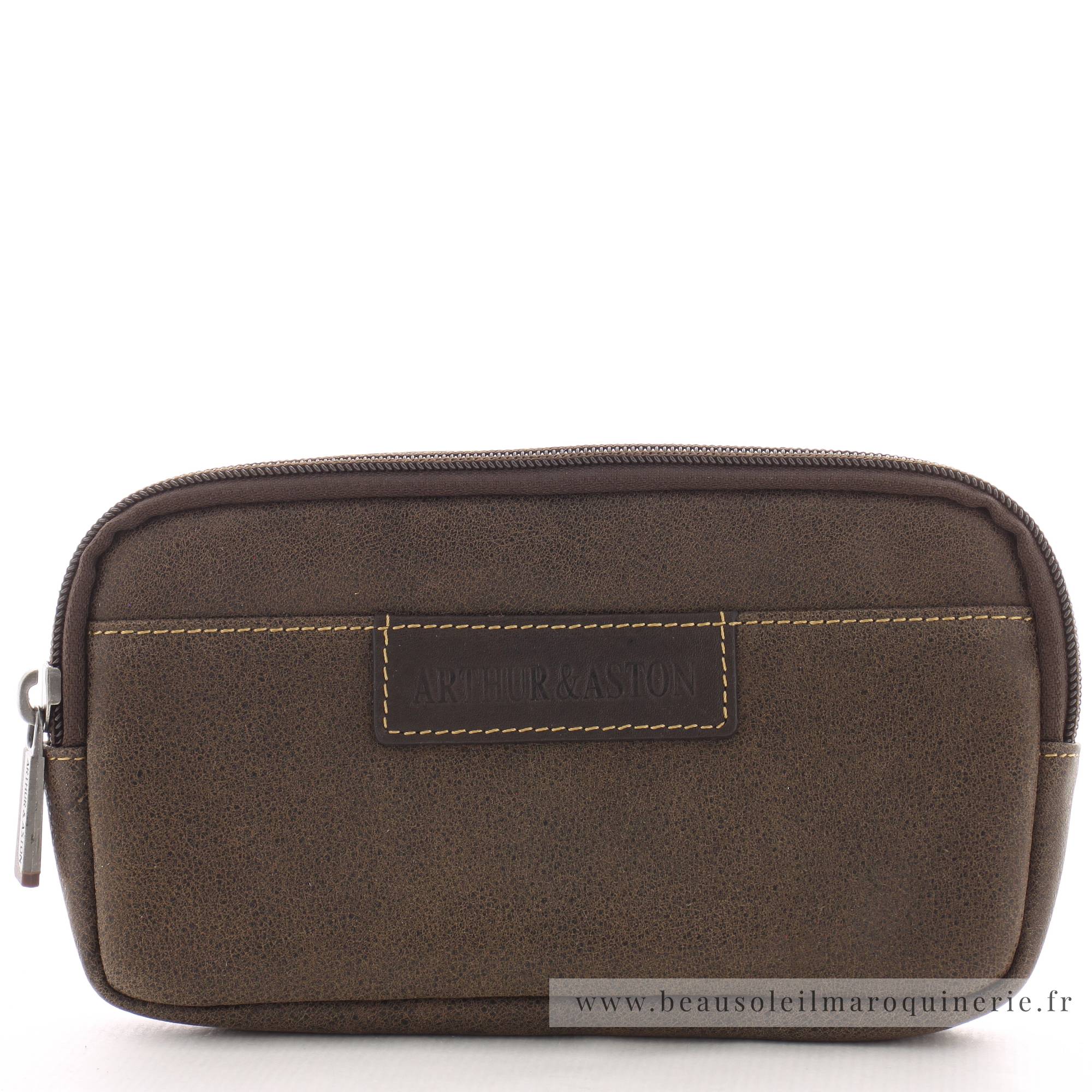 Pochette Arthur et Aston cuir passant ceinture 2158 926