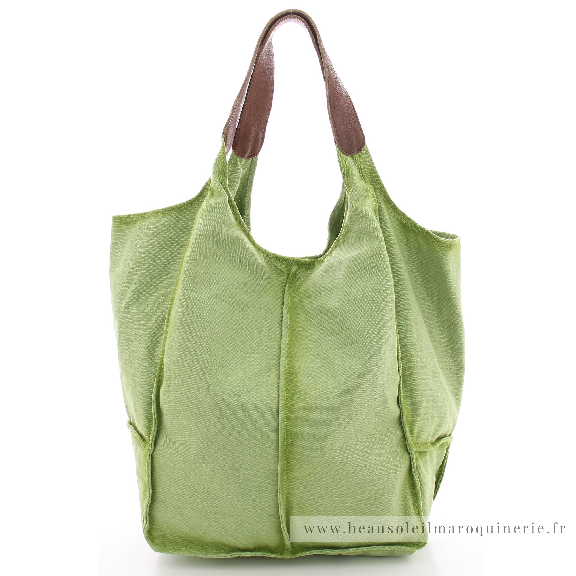 Sac épaule BIBA Cleveland CLE1L VERDE couleur vert vue de dos