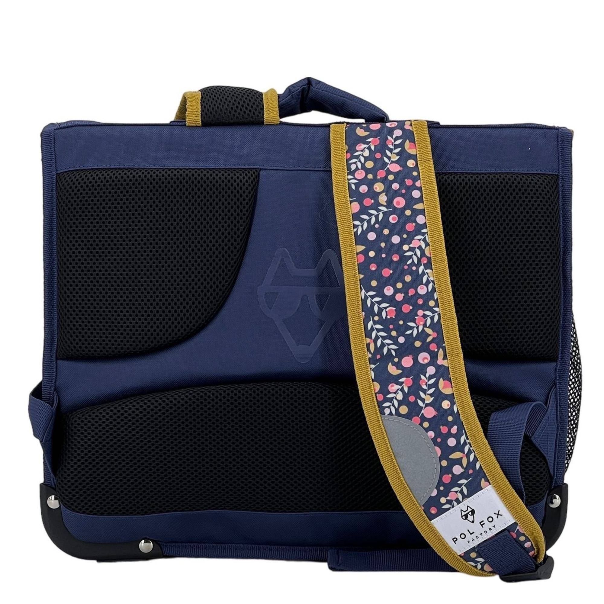 Cartable 41cm Pol Fox Happy Blue rabat reversible CA41HB. CE2 CM1 CM2