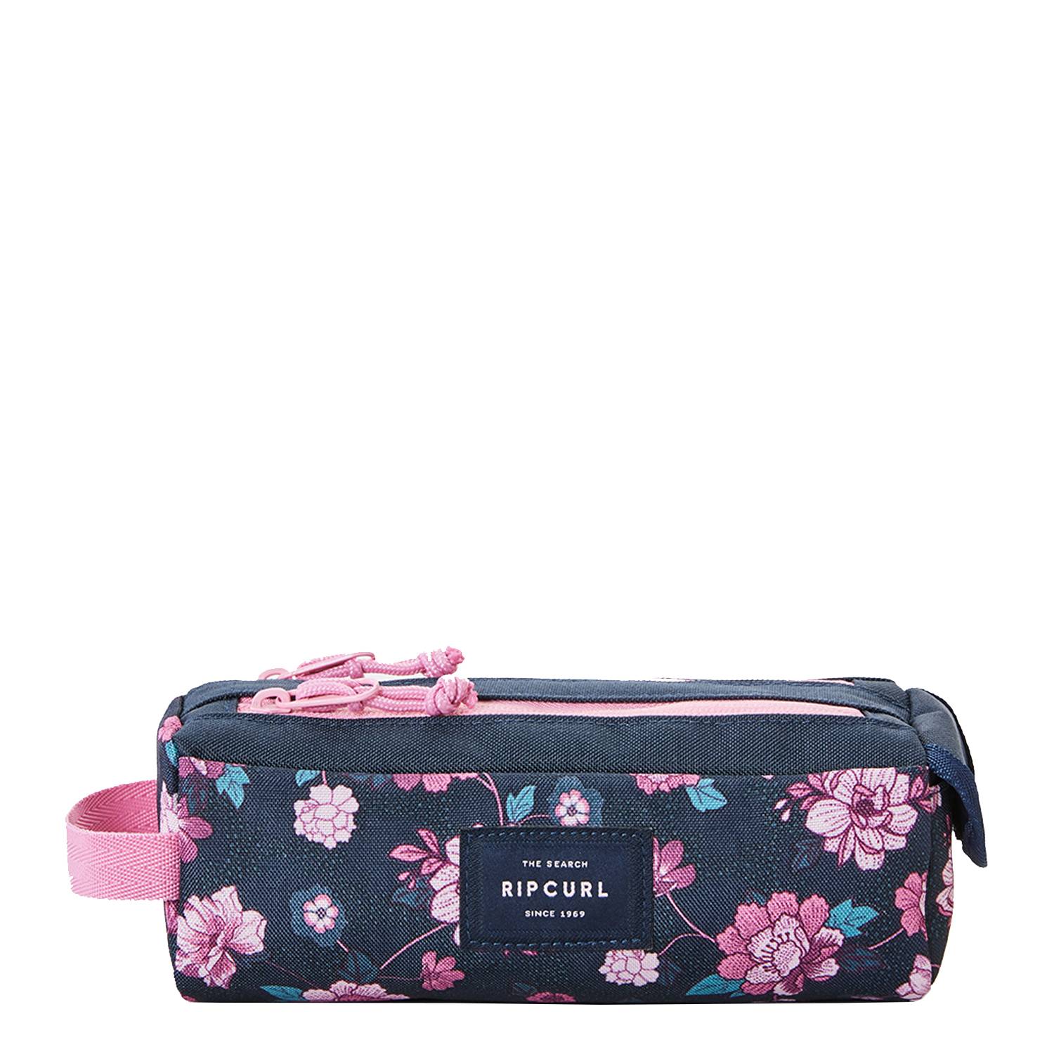 Trousse Rip Curl double compartiments Surf Gypsy 00YWUT couleur Dark Navy, vue de face