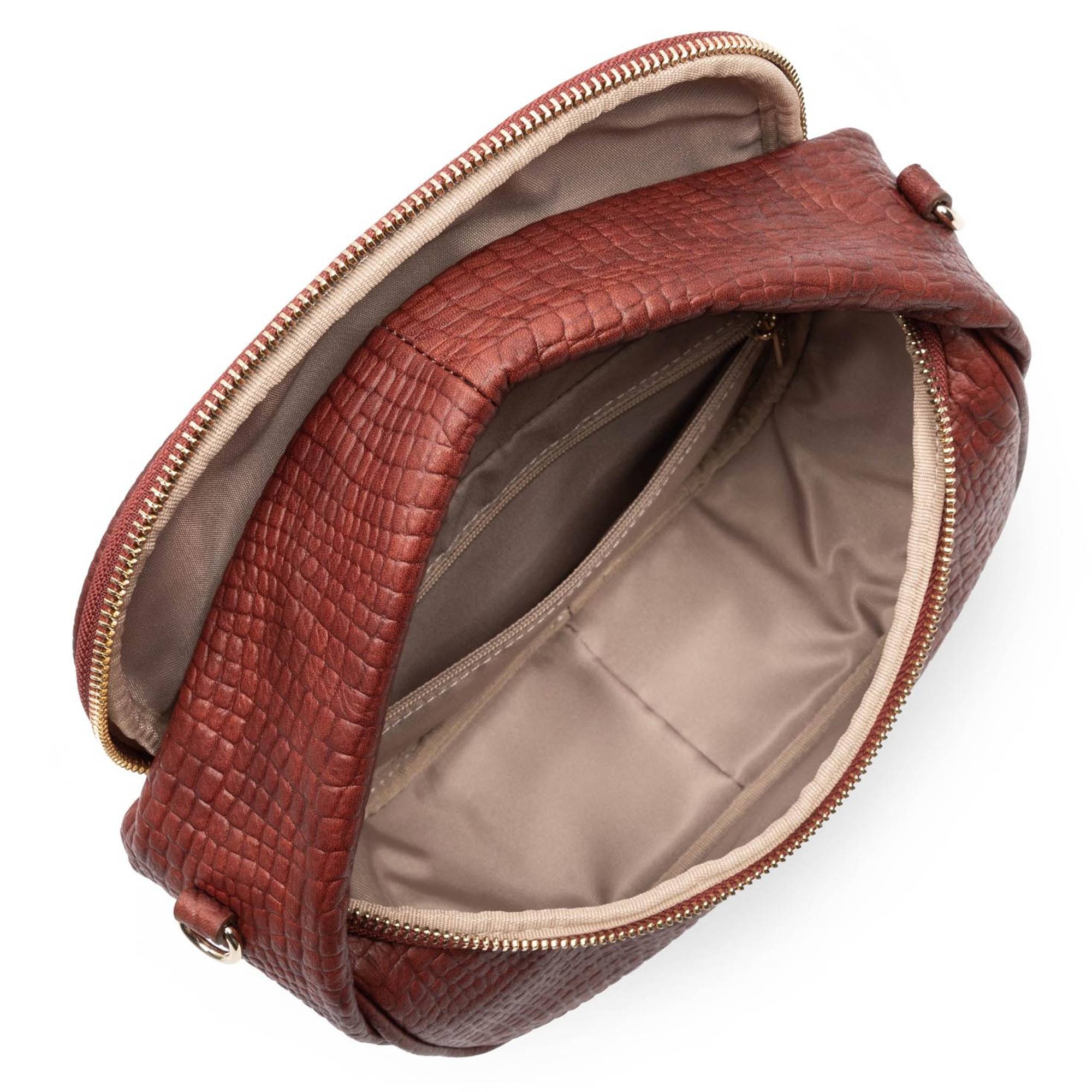 Sac lancaster online rouge croco