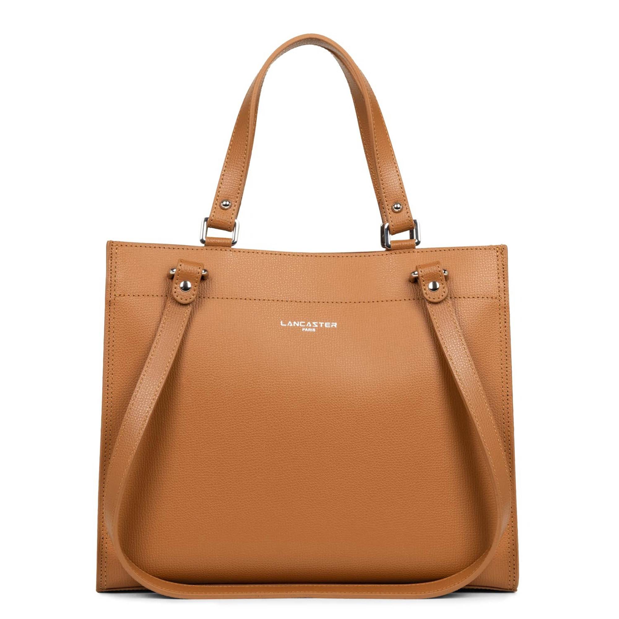 Sac cabas cuir Lancaster Sierra port main 438 002