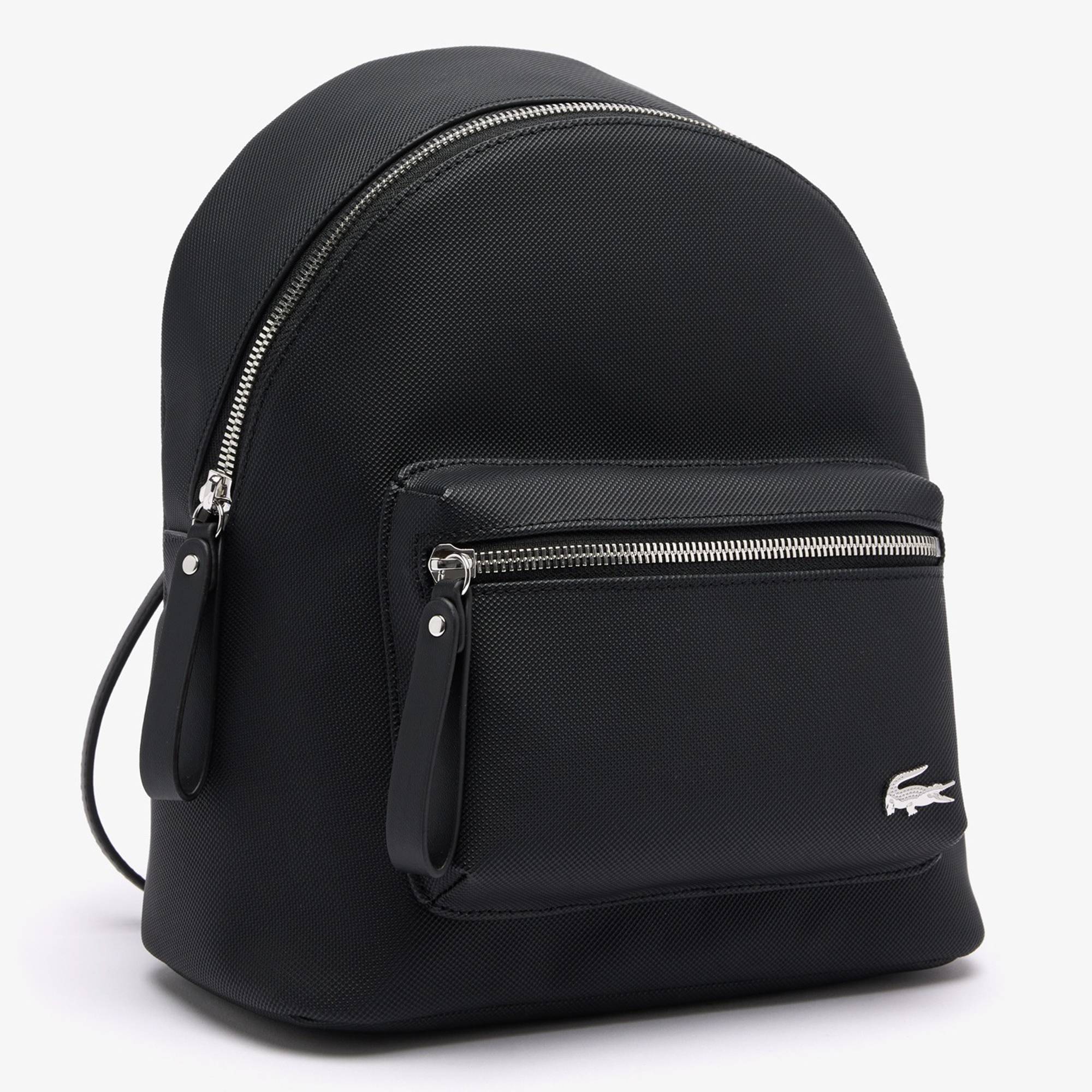 Petit sac à dos Lacoste Daily Lifestyle NF4372DB 000 couleur Noir, vue de profil