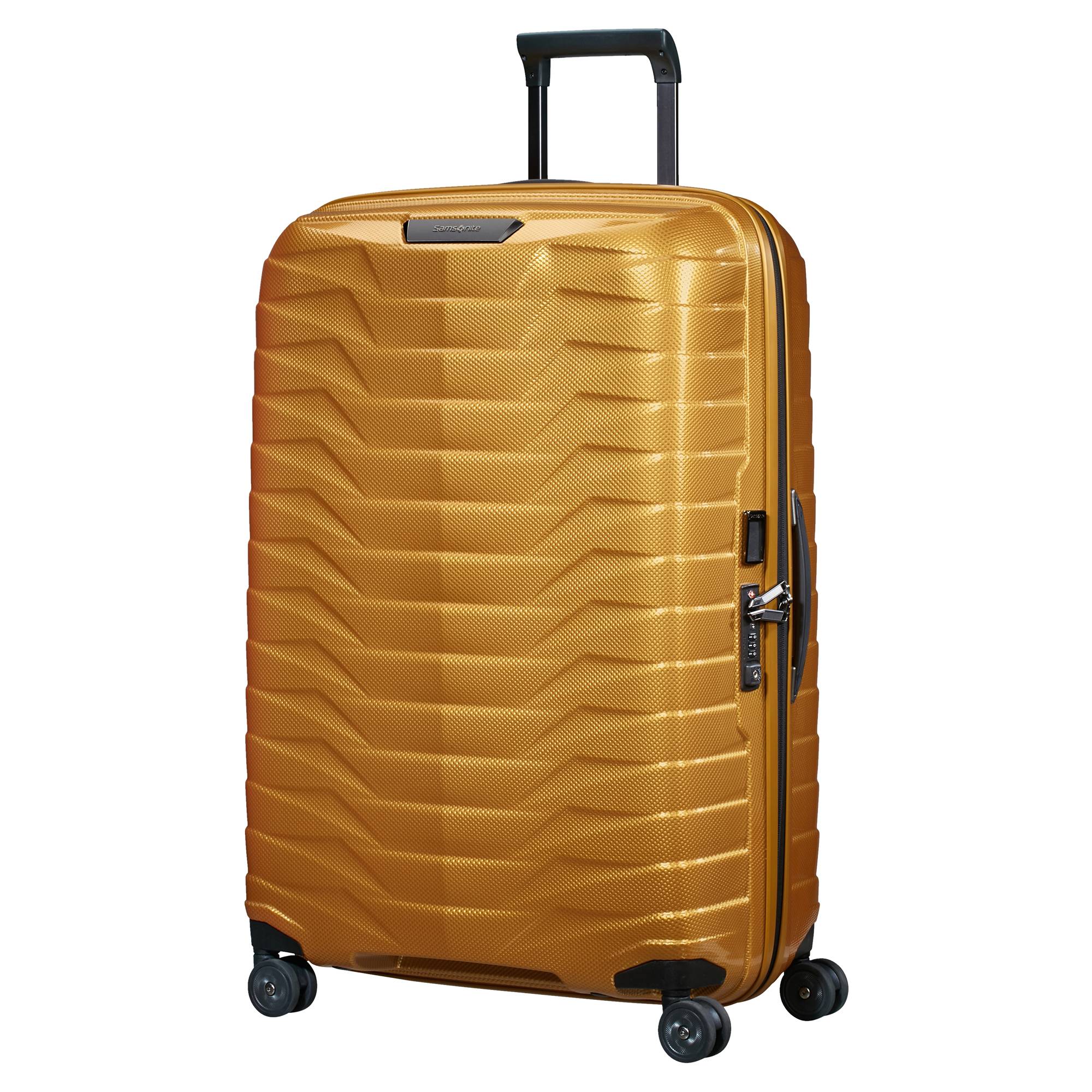 Valise rigide 75cm Samsonite Proxis 126042-6856 Honey Gold côté