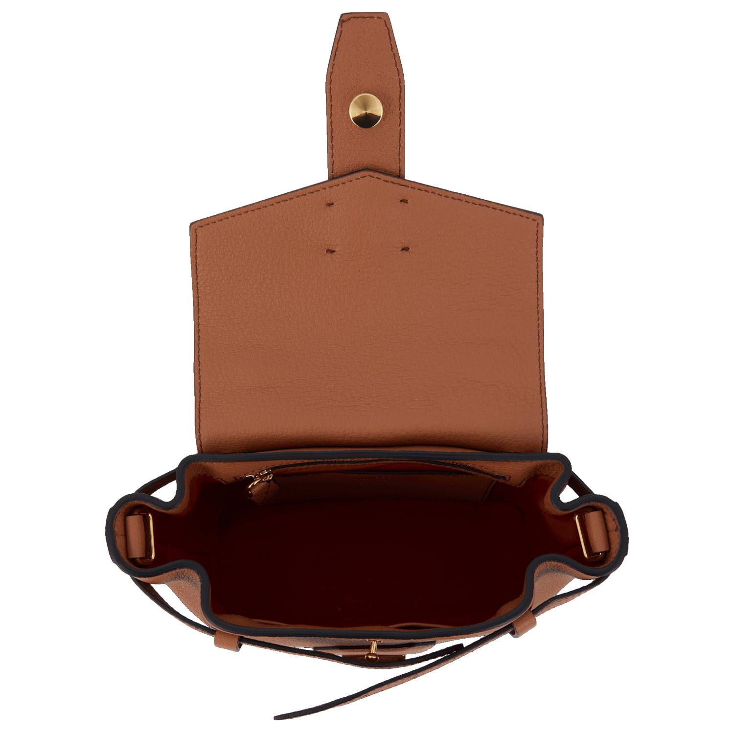 Mini sac Lancel porte main Charlie cuir de buffle A12586
