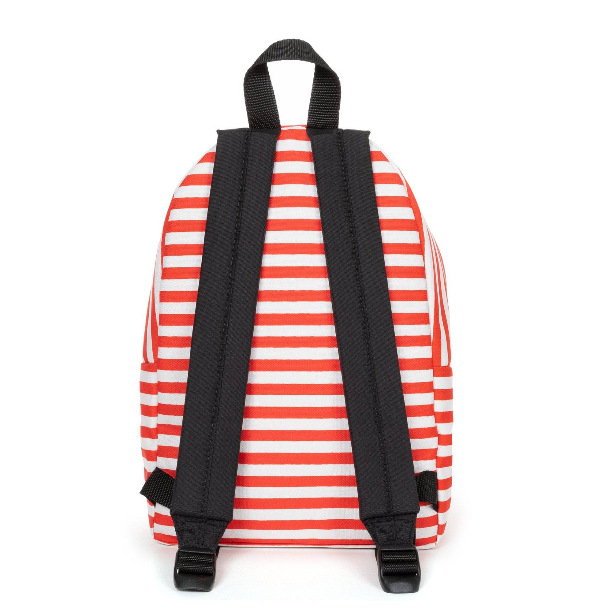 Petit sac à dos Eastpak Orbit XS K043-2E5 couleur Wally Silk Stripe (Rouge), vue de dos