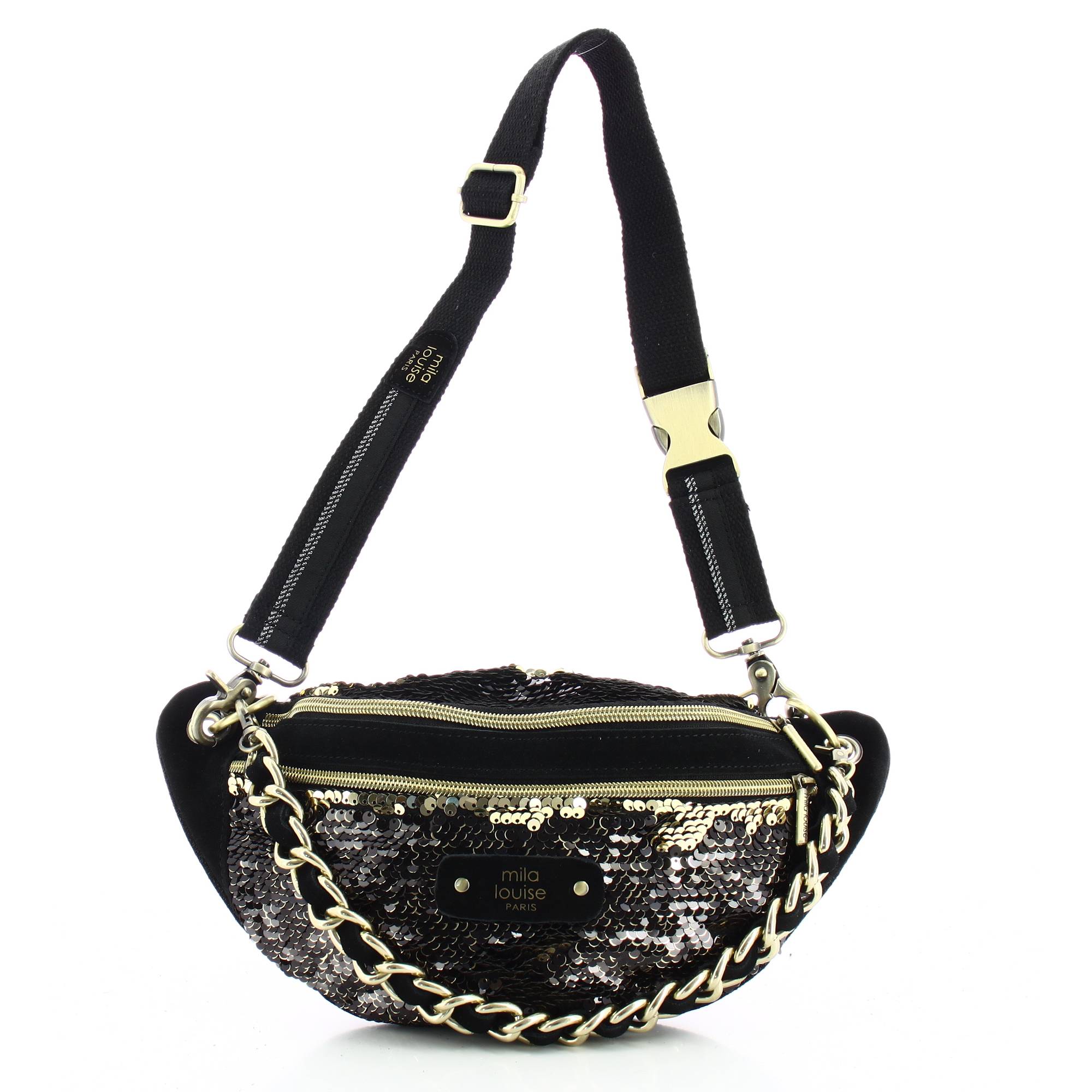Sac banane Mila Louise Petra SC7 a sequins 23689SC7