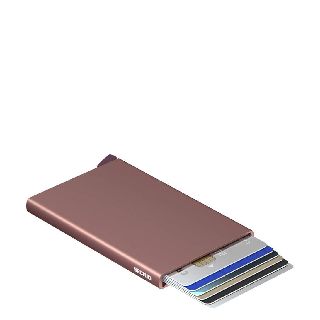 Porte-cartes Secrid Cardprotector aluminium (6 cartes) Rose rangements cartes