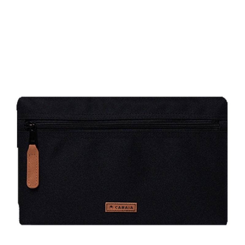 Grande pochette avant interchangeable  Cabaïa Pocket POC L Berghain, Noir, vue de face