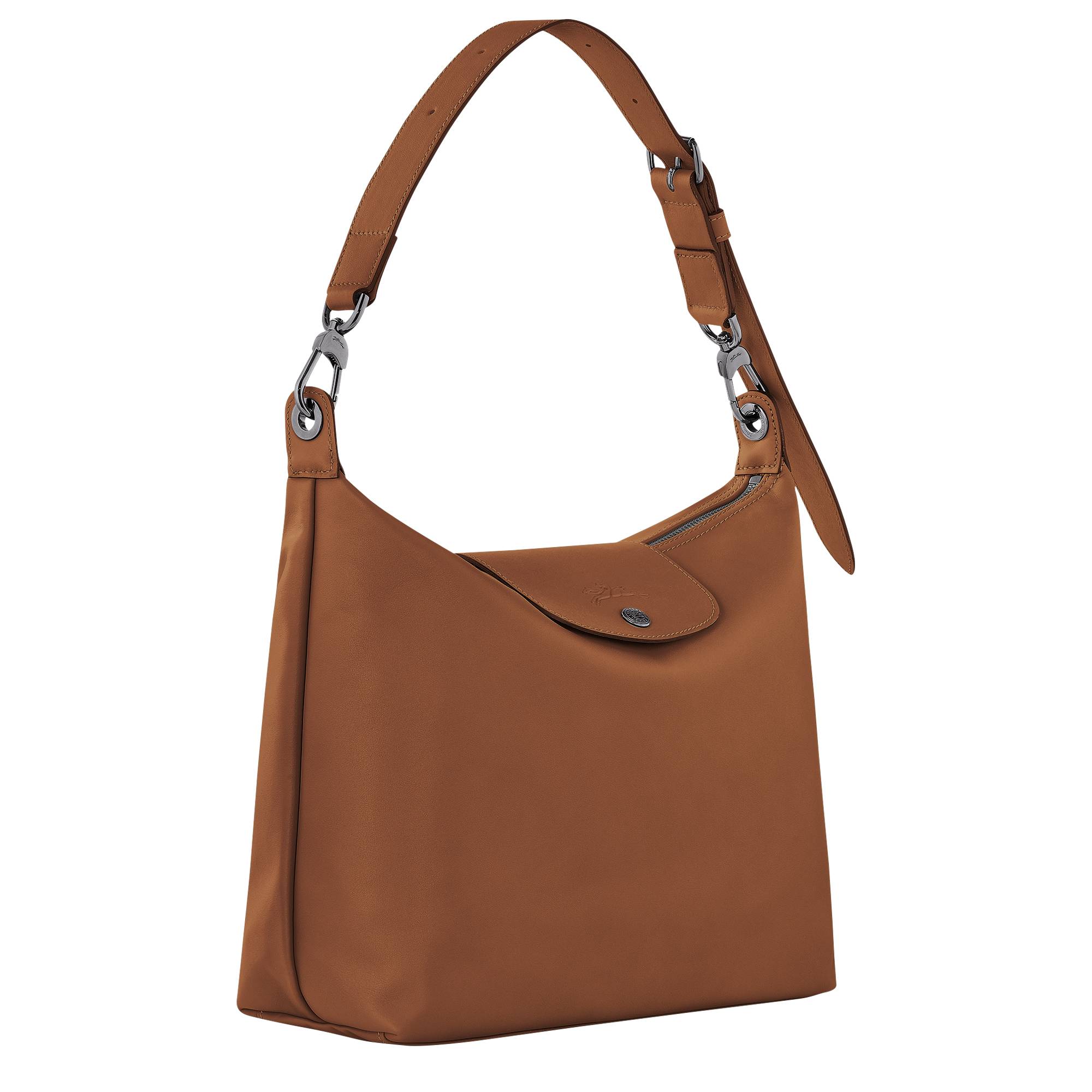 Sac hobo M Longchamp Le Pliage Xtra 10189987 504 couleur Cognac, vue de profil