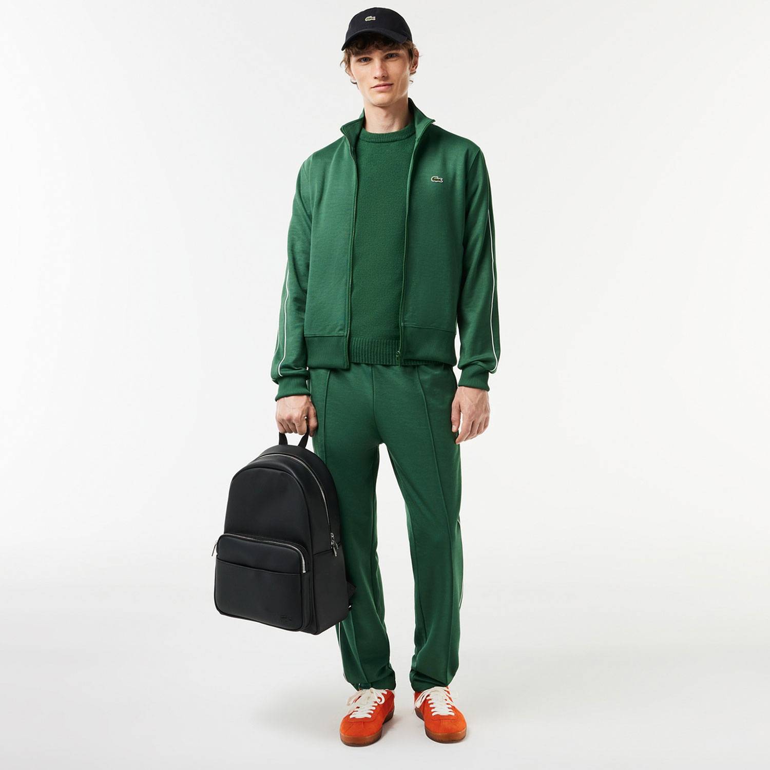 Sac a store dos lacoste vert