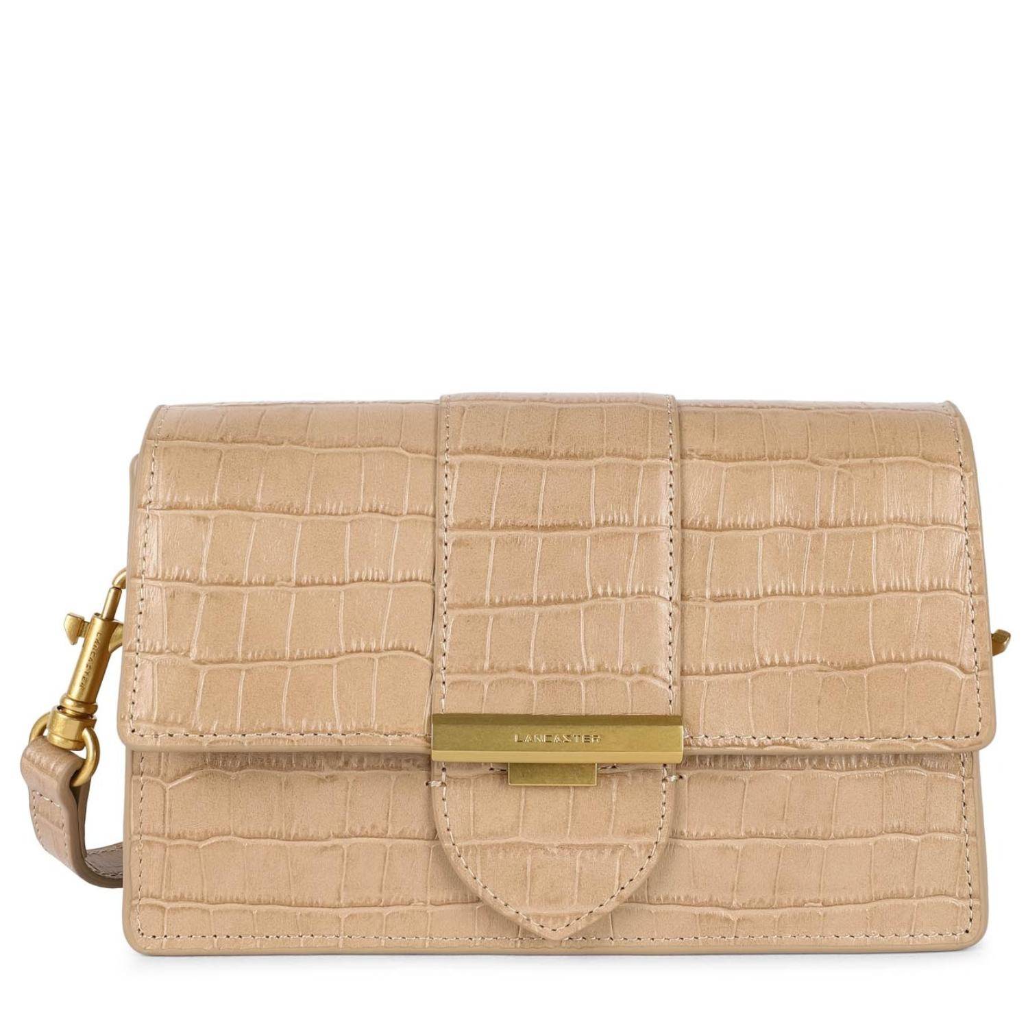 Petit sac trotteur Lancaster Exotic Ily fa on croco 531 015