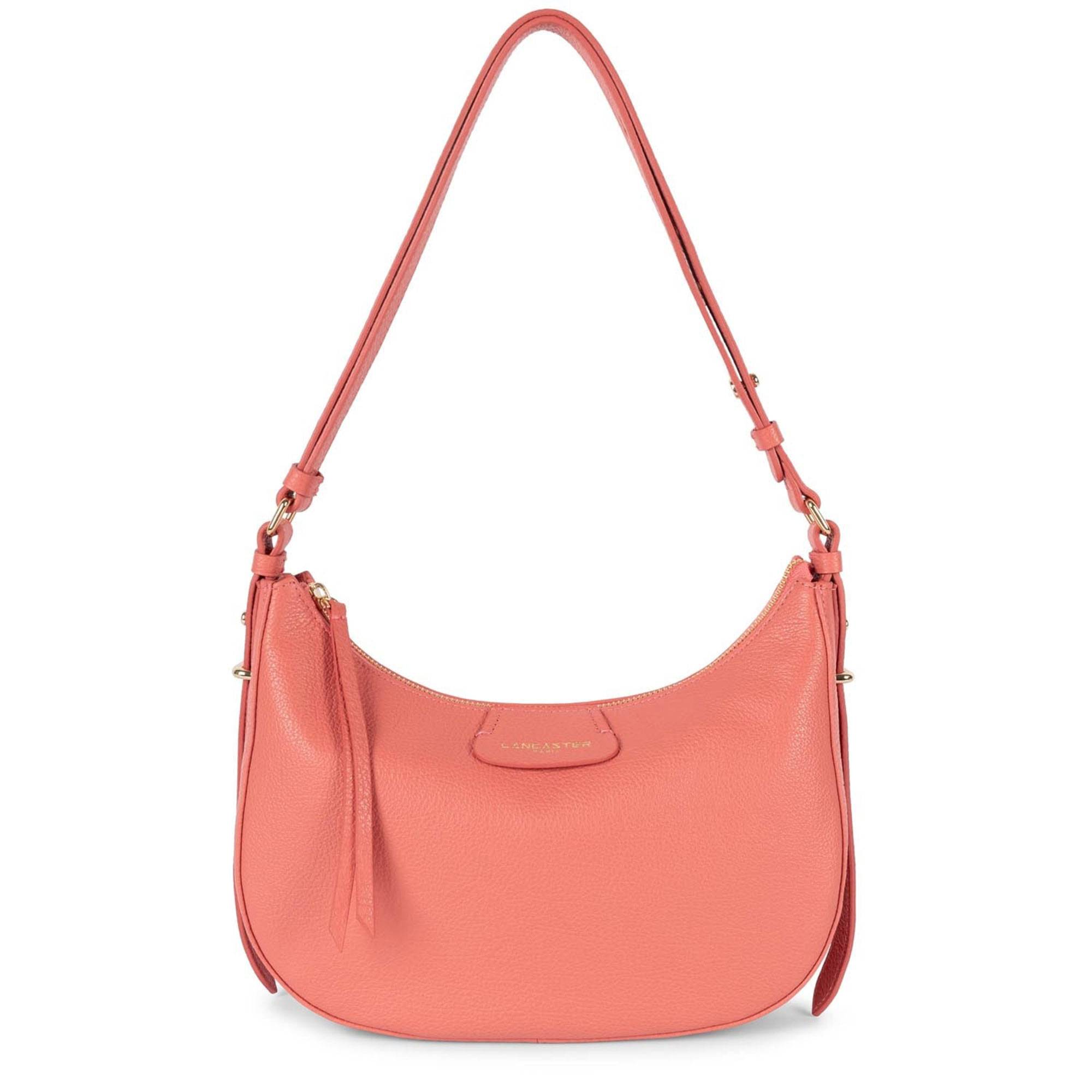 Sac Hobo Zipp Moyen Lancaster Dune en Cuir 529 77