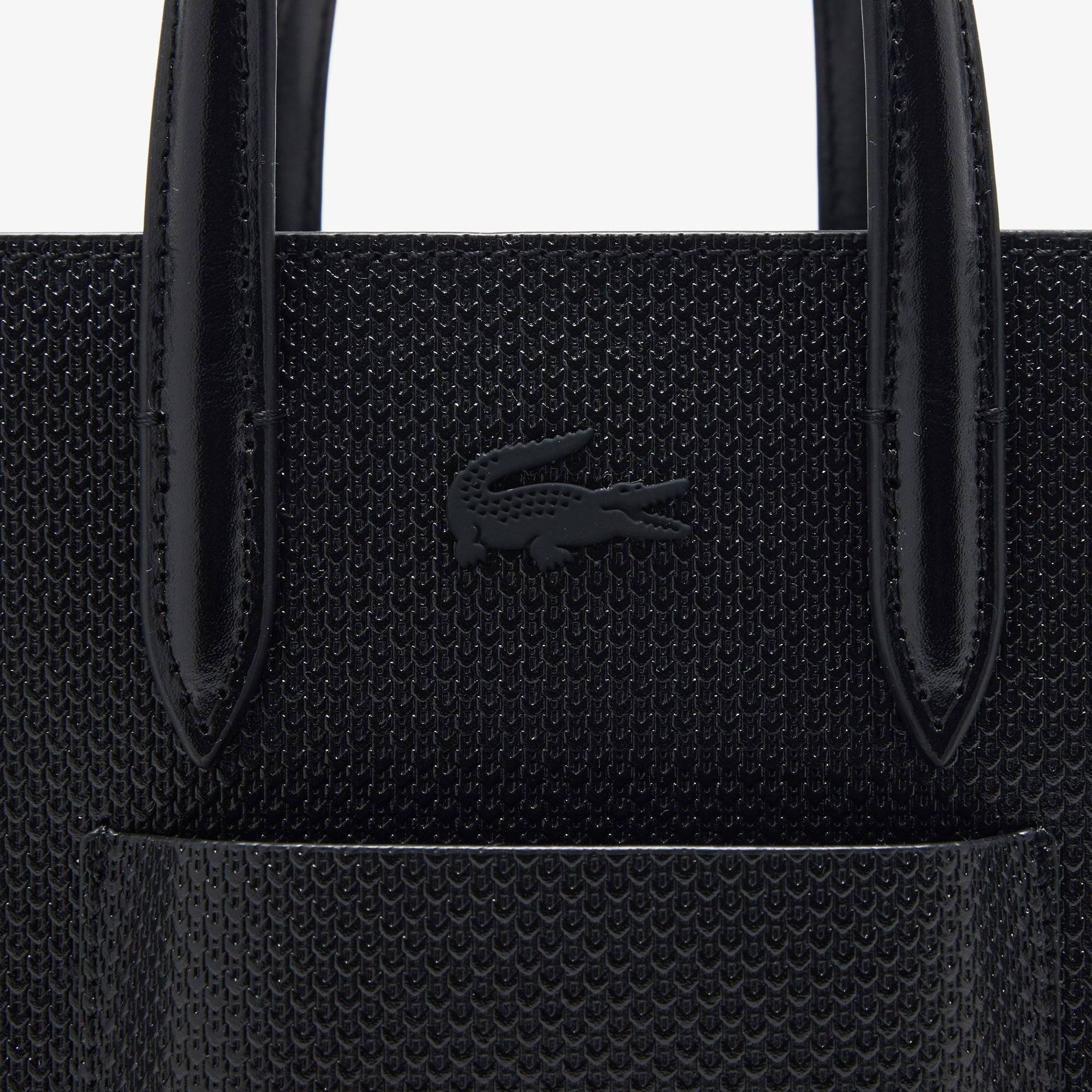 Mini sac cabas Lacoste Chantaco en cuir NF4535KL