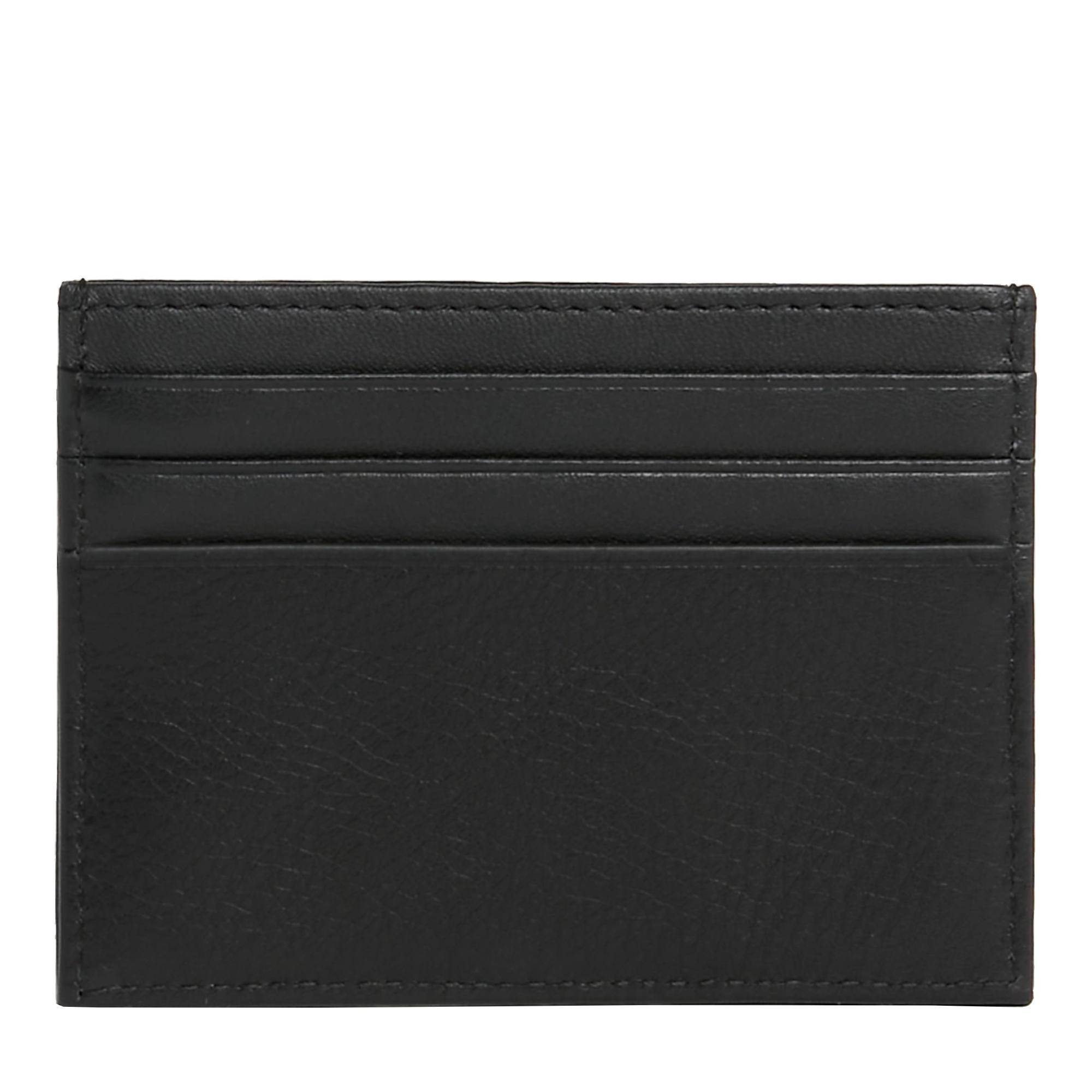 Porte-cartes Tommy Hilfiger Premium en cuir AM0AM12186 BDS Noir