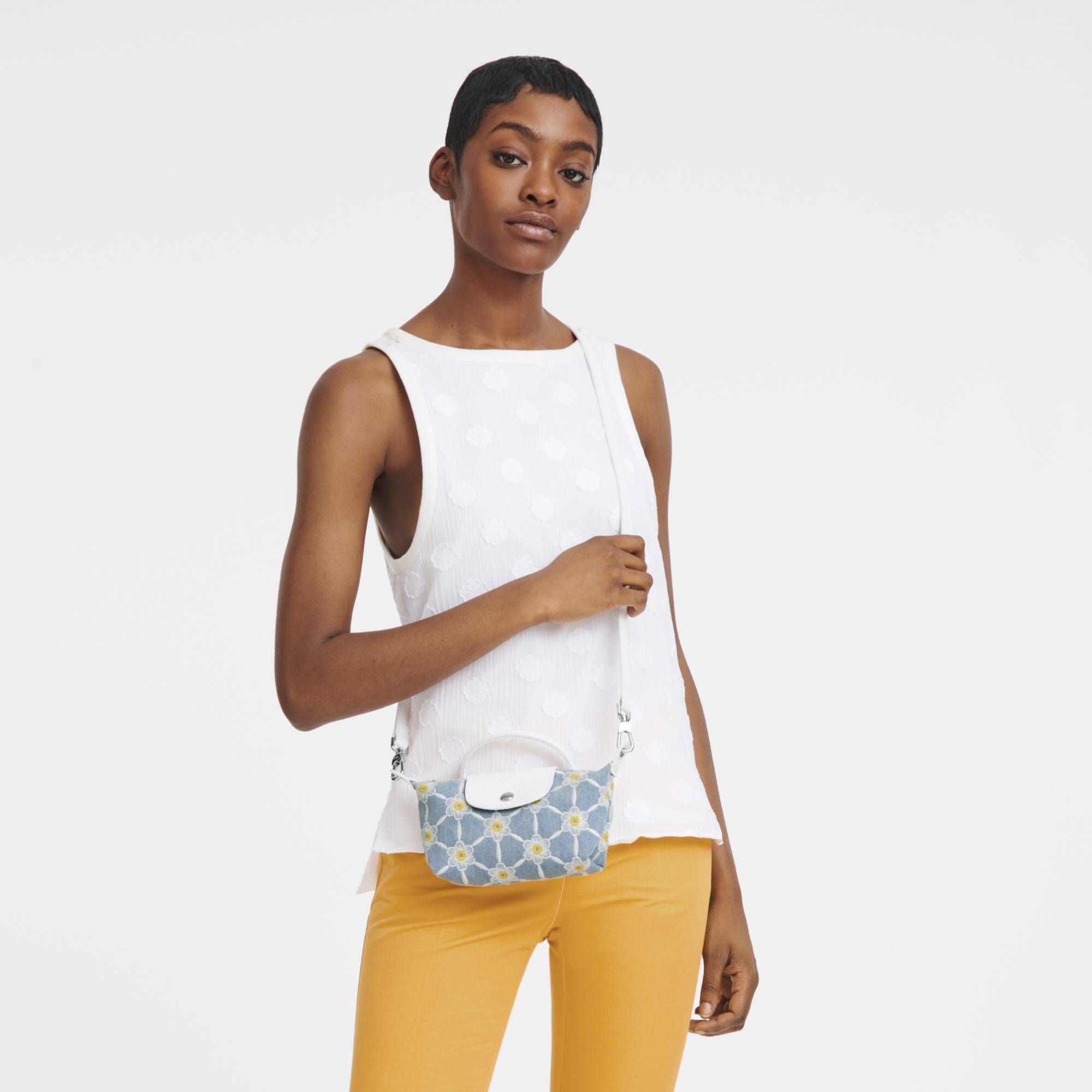 Pochette bandouliere Longchamp Pliage Marguerites 34205HEW