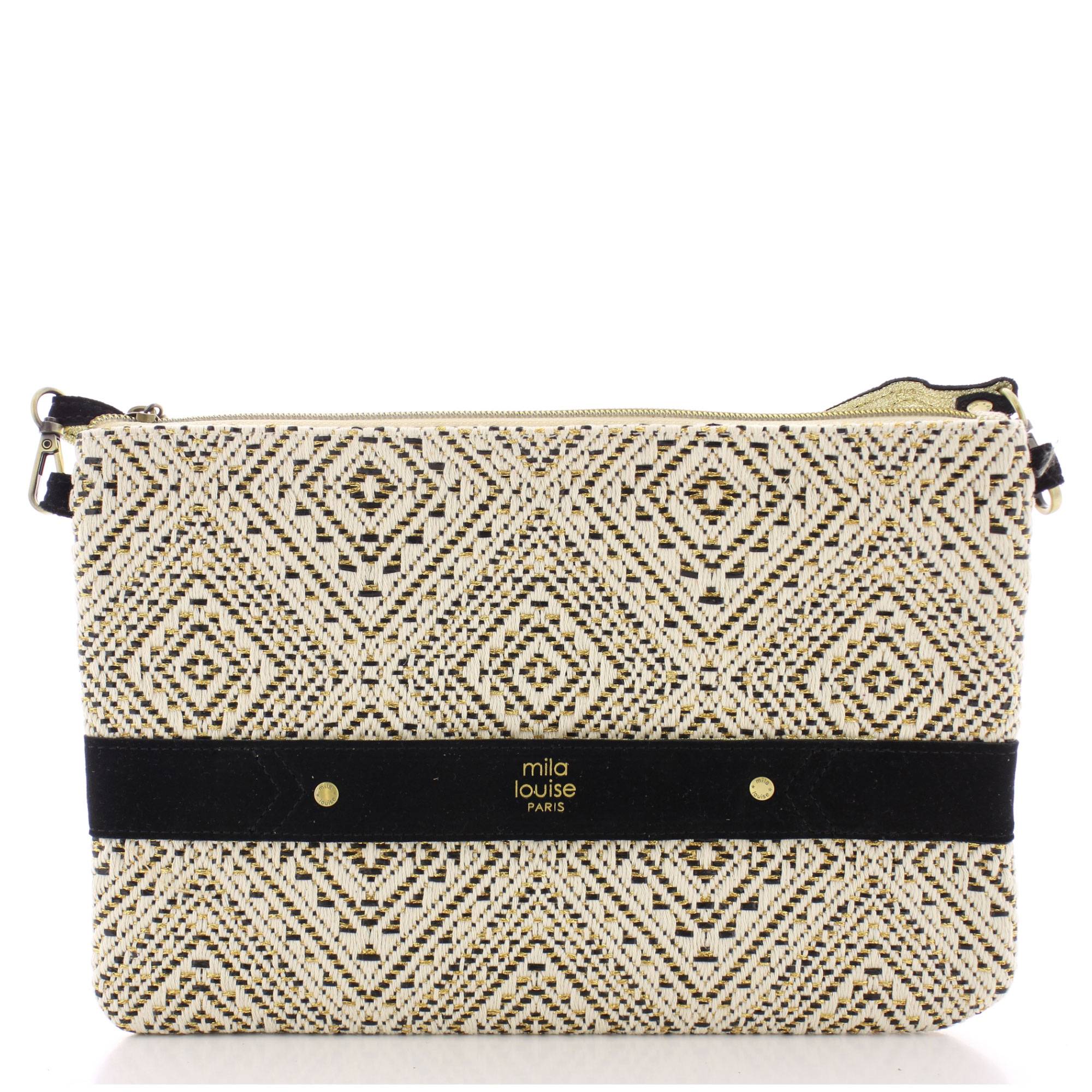 Sac pochette Mila Louise Nina Los XL textile tisse 16068LOS