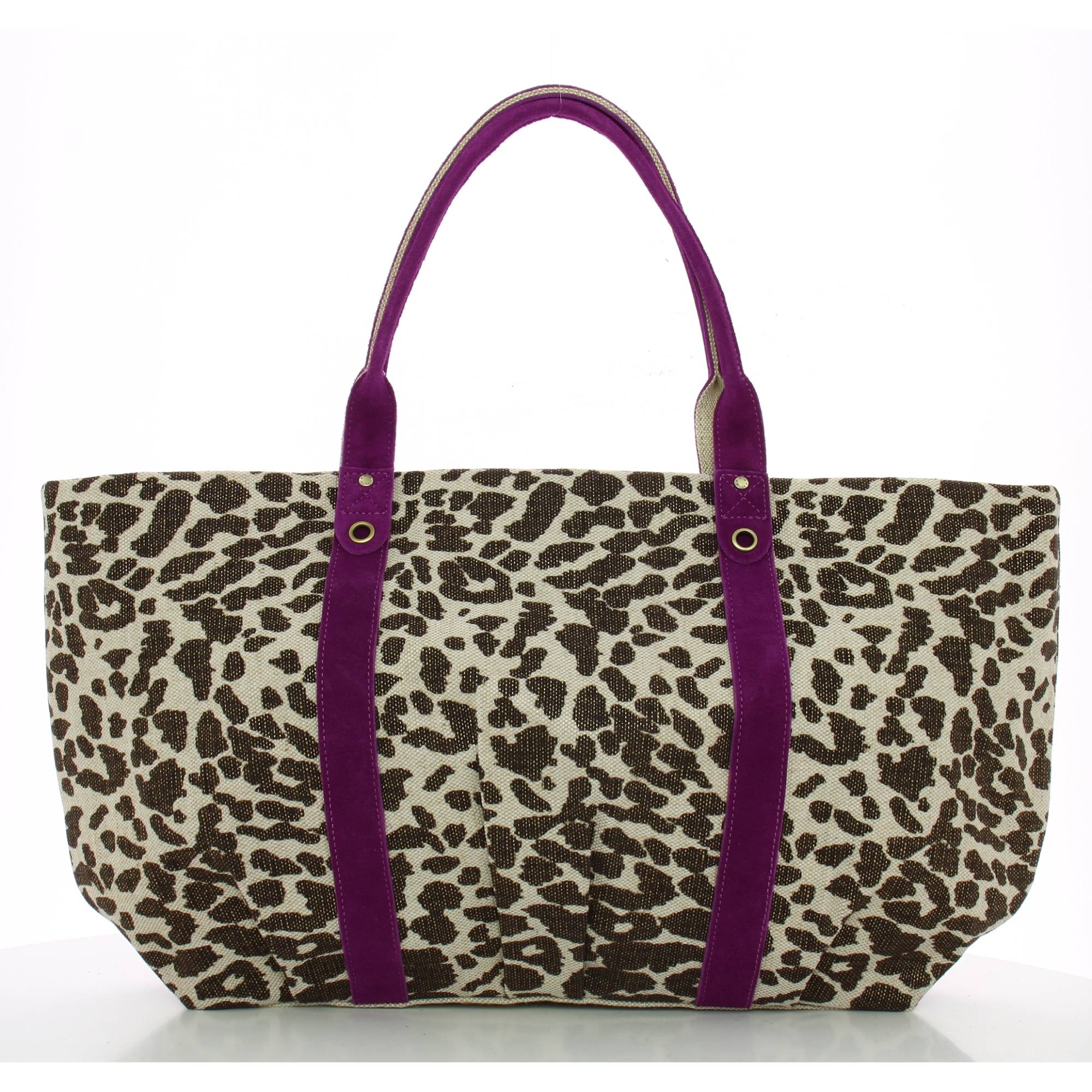 Grand cabas zippe Mila Louise Colette leopard 23412ALP