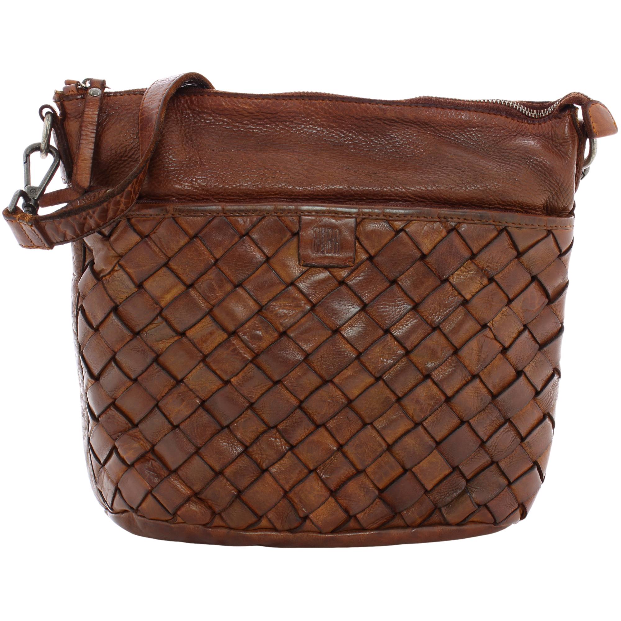 Sac bandoulière Biba Lewisburg LEI4L couleur cognac vue de face