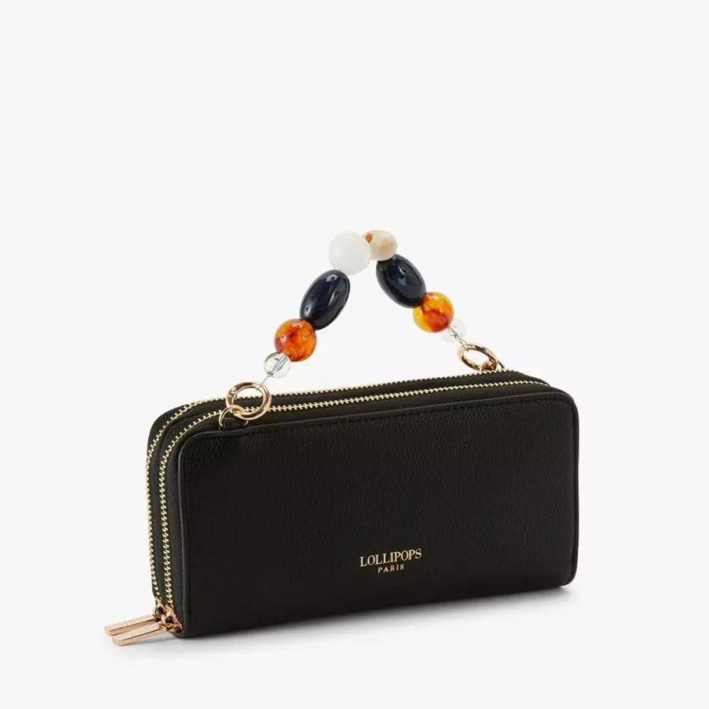 Pochette de voyage Lollipops Nabha perles décoratives I258924 N0DX Noir, vue de profil