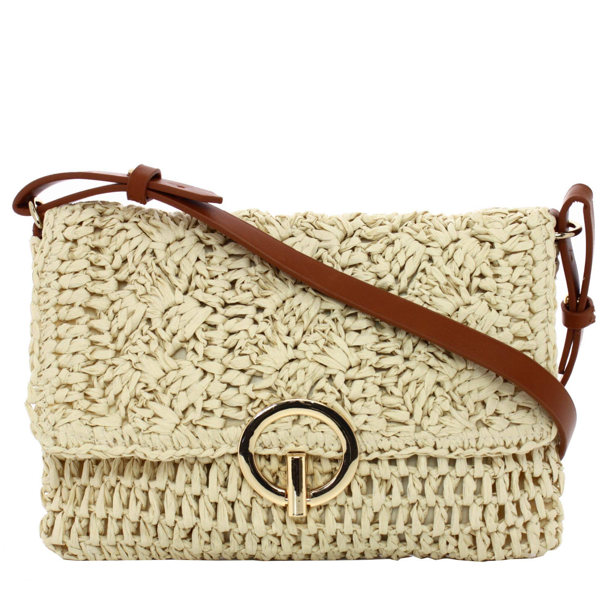 Pochette paille tressée deals