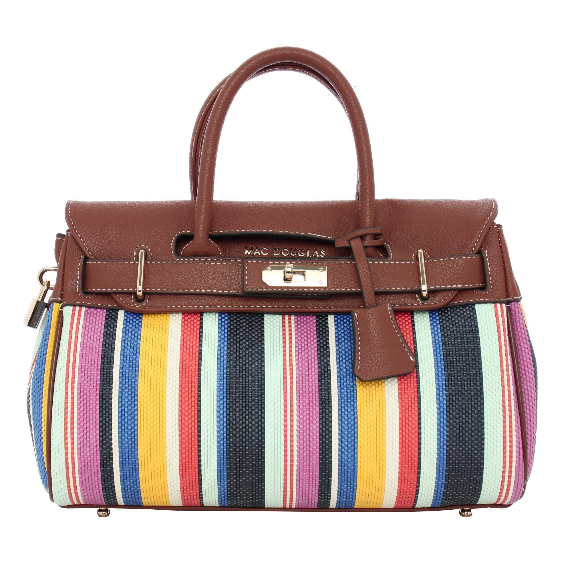 Sac a main Mac Douglas Pyla Fantasia W raphia bayadere