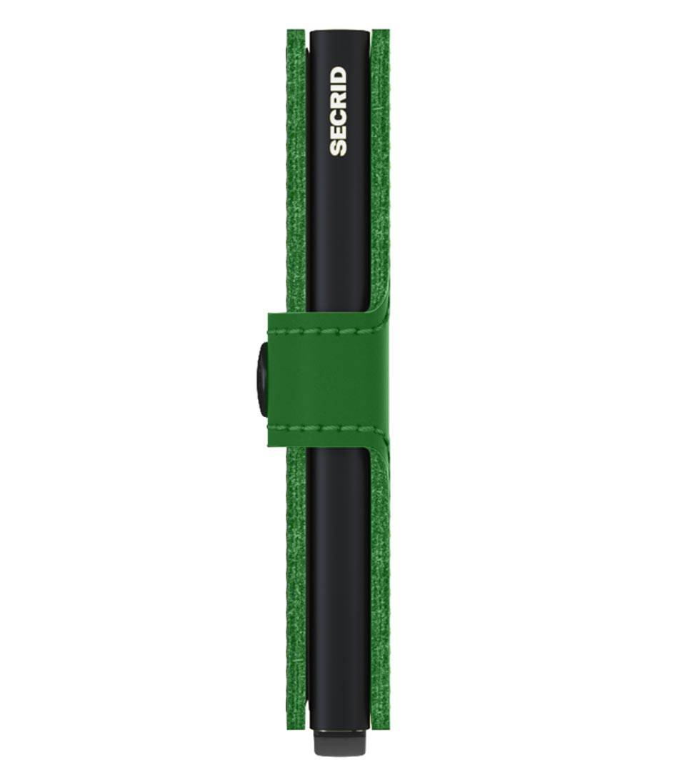 Porte-cartes Secrid Miniwallet Matte MM-BRIGHT GREEN Vert profil