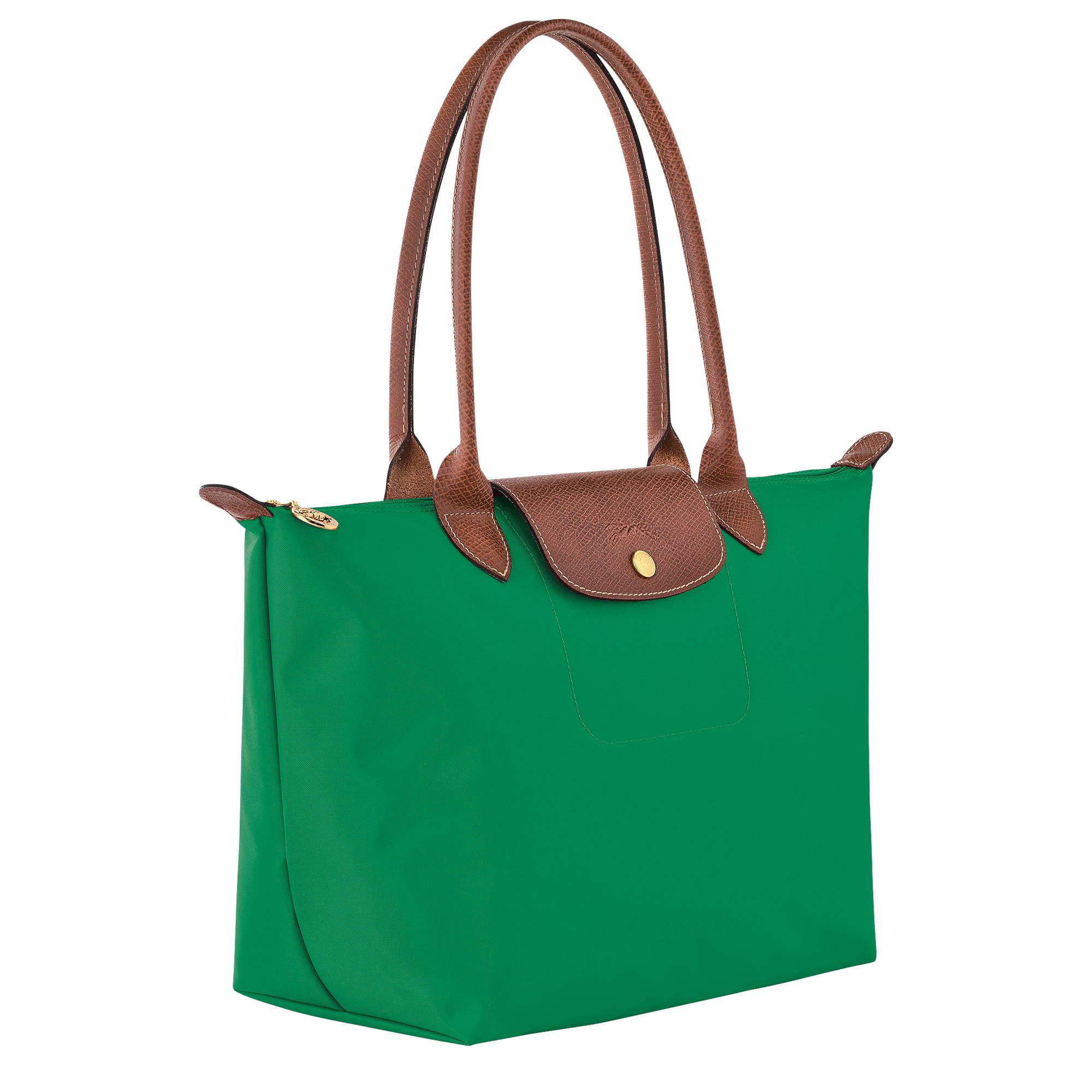 Sac shopping S Le Pliage Longchamp L2605089 P88 Vert, vue de profil