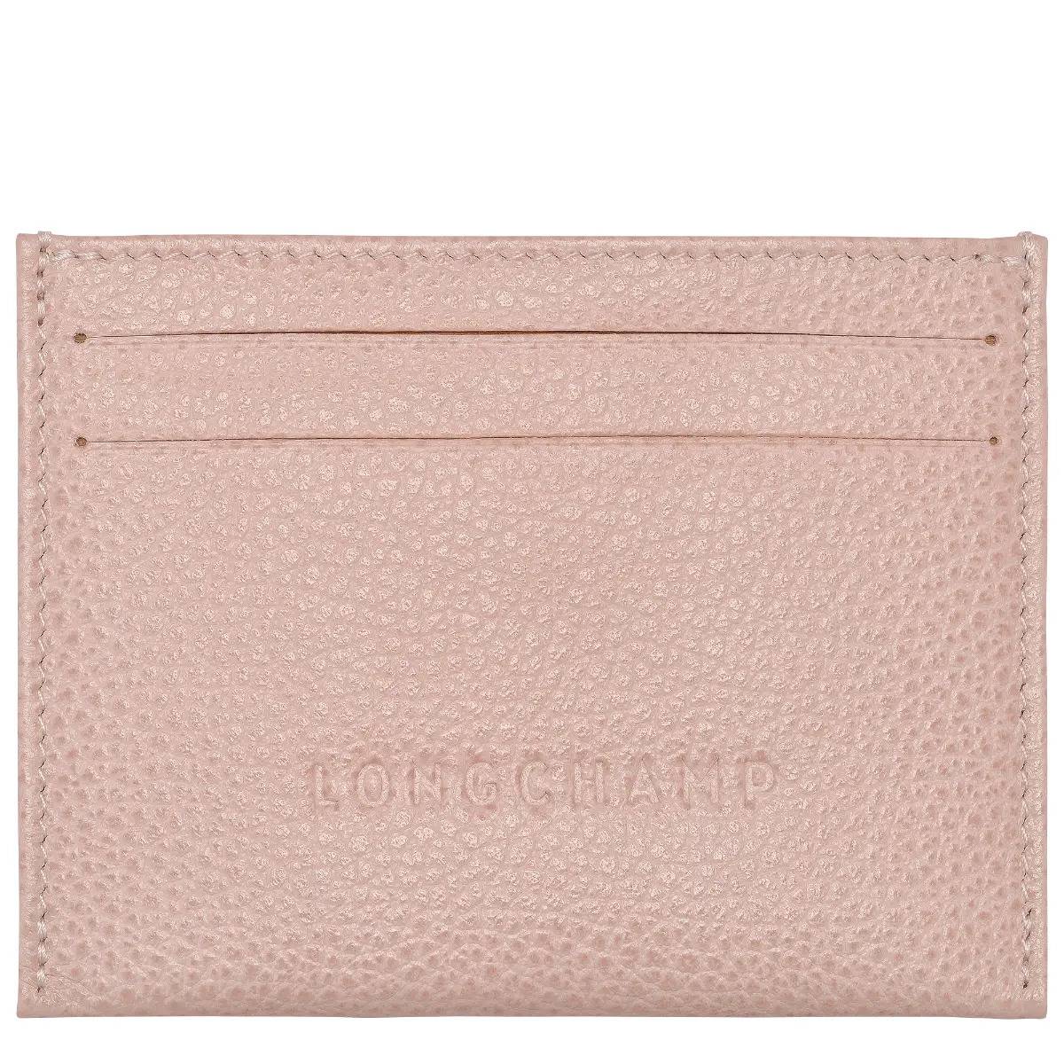 Porte-cartes Longchamp Le Foulonné L3218021542 Nude (rose pâle)