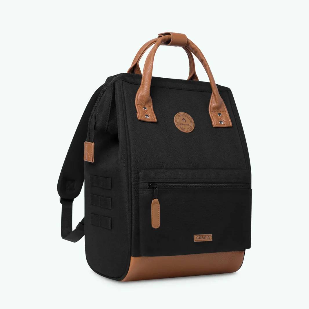 Sac à dos Cabaïa Adventurer Medium Cologne (noir/camel) côté