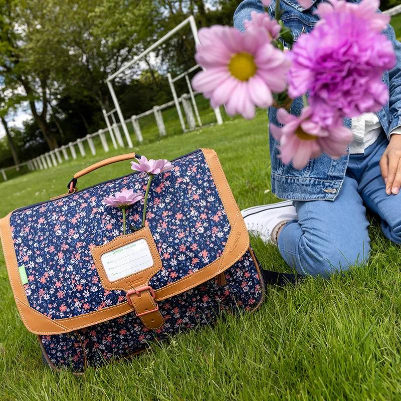 Cartable 38cm Tann s Ava motif floral 38269 CP CE1 CE2