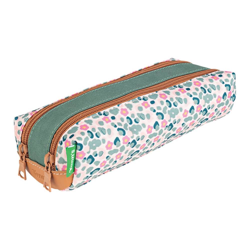 Trousse Double Tann's Les Fantaisies Iris 12267 couleur rose/vert, vue de face