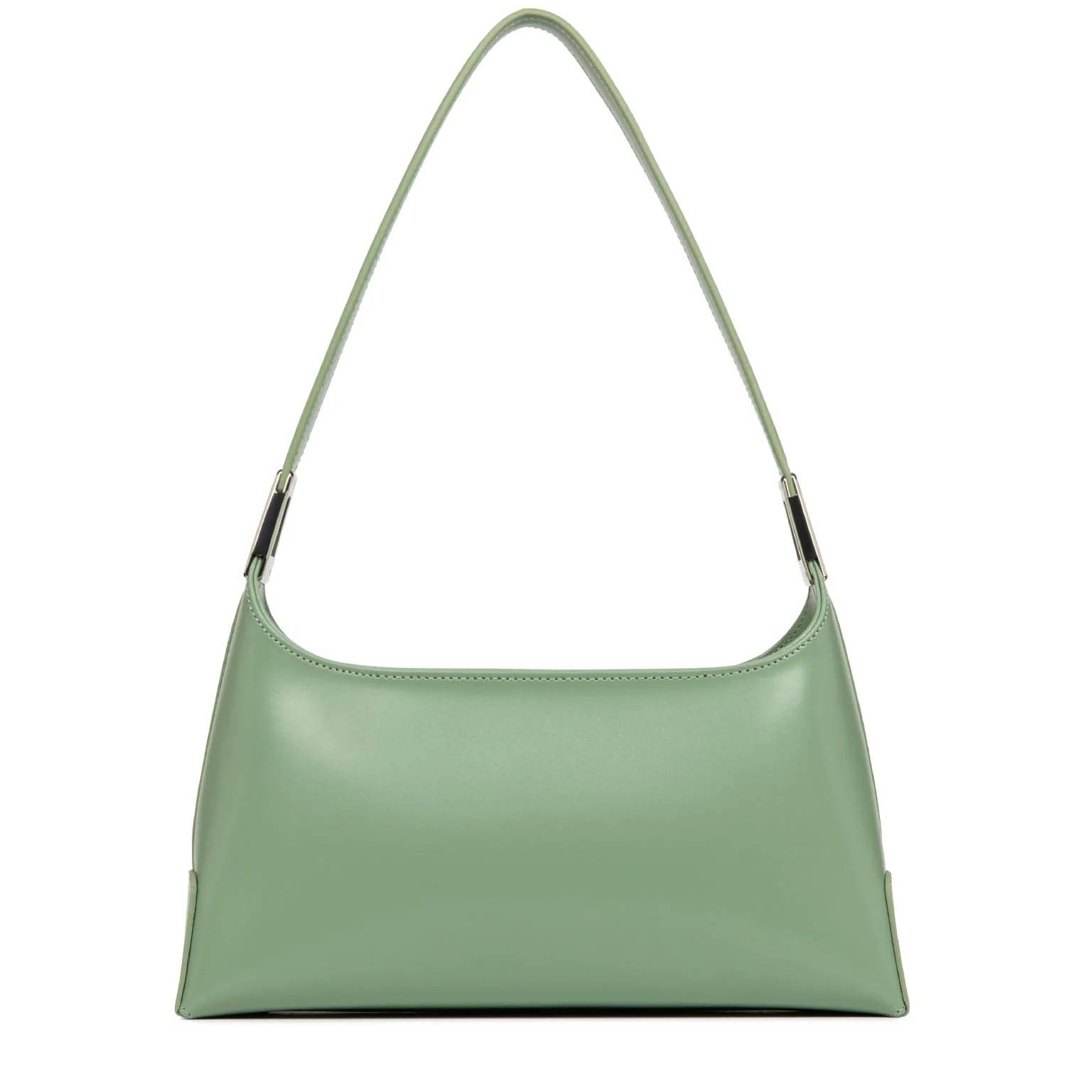 Sac besace baguette Lancaster Suave Ace 433-20-JADEANTIC (Vert Jade antic) dos