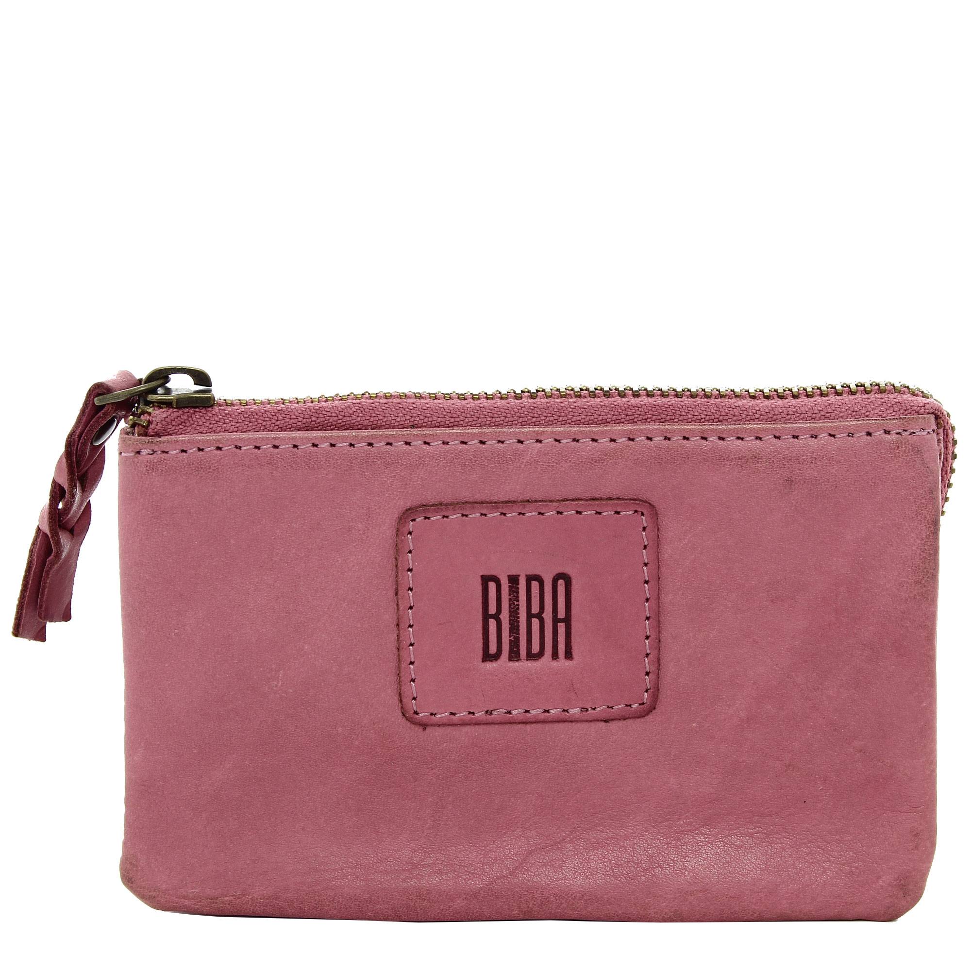 Porte-monaie Biba Kansas KA5 GRENADE couleur Rose Grenade vue de face