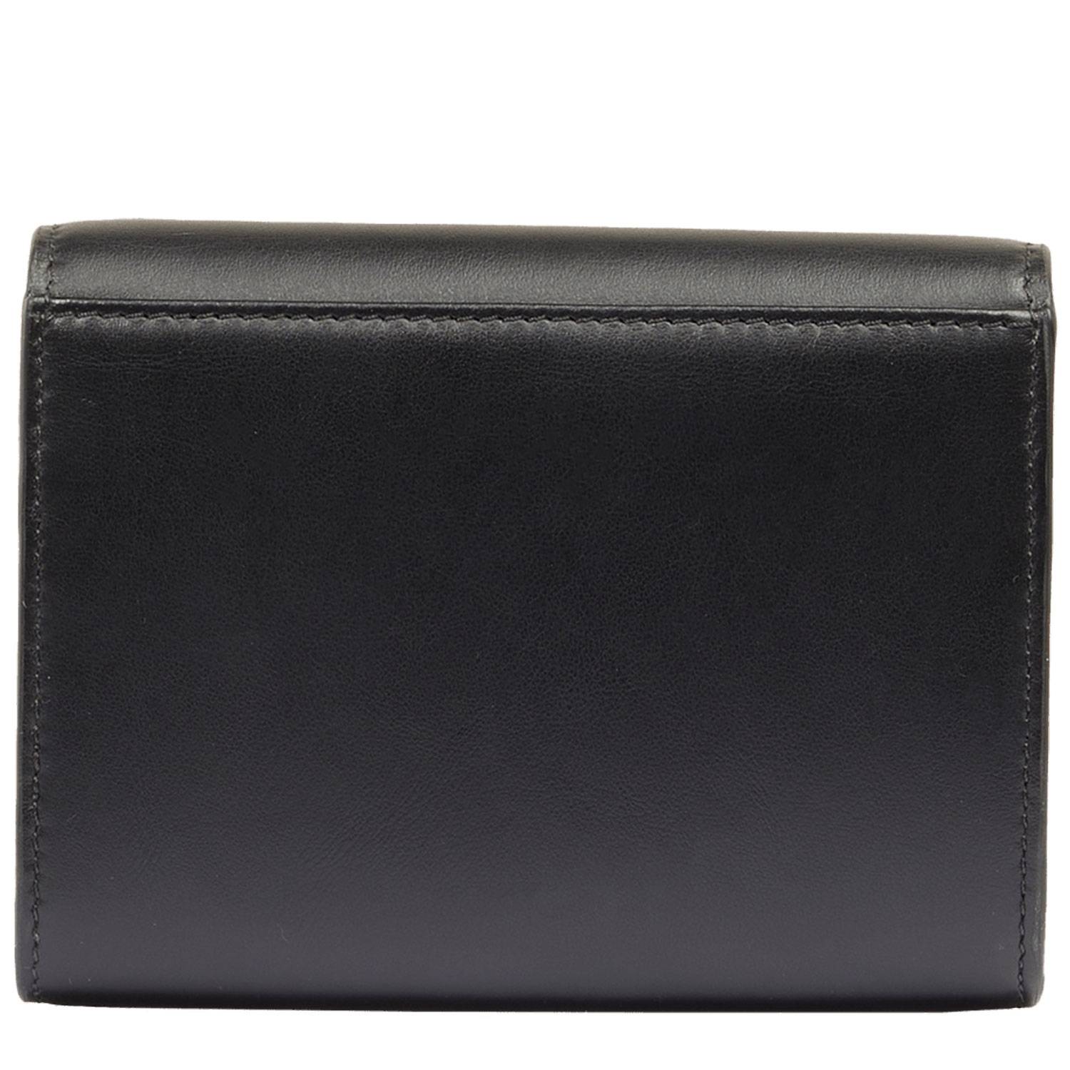 Portefeuille rectangulaire à rabat Angèle de Lancel A13161 10 couleur noir, vue de dos