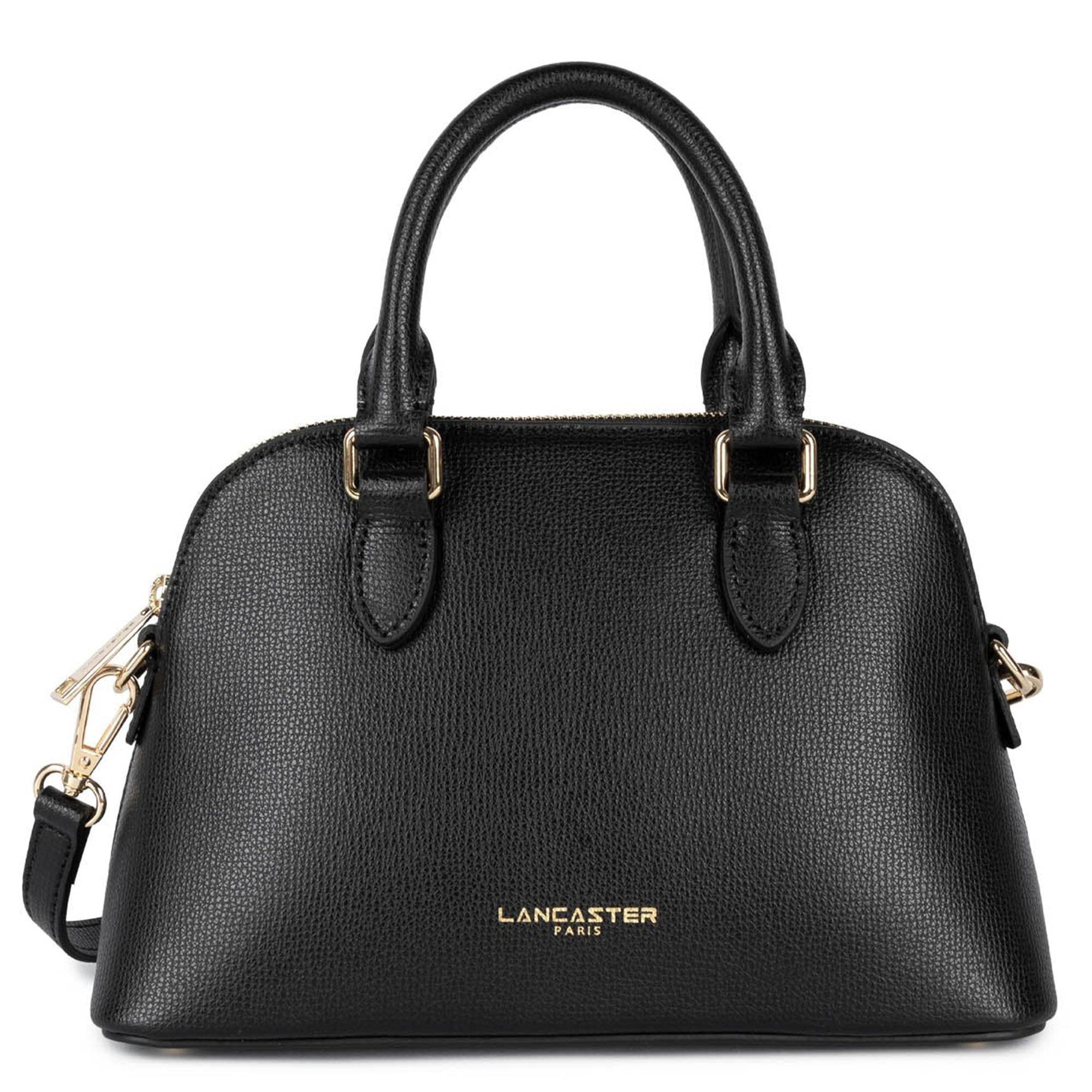 Sac demi lune Lancaster Zippé M Sierra Jia 538-002 NOIR, couleur Noir, vue de face