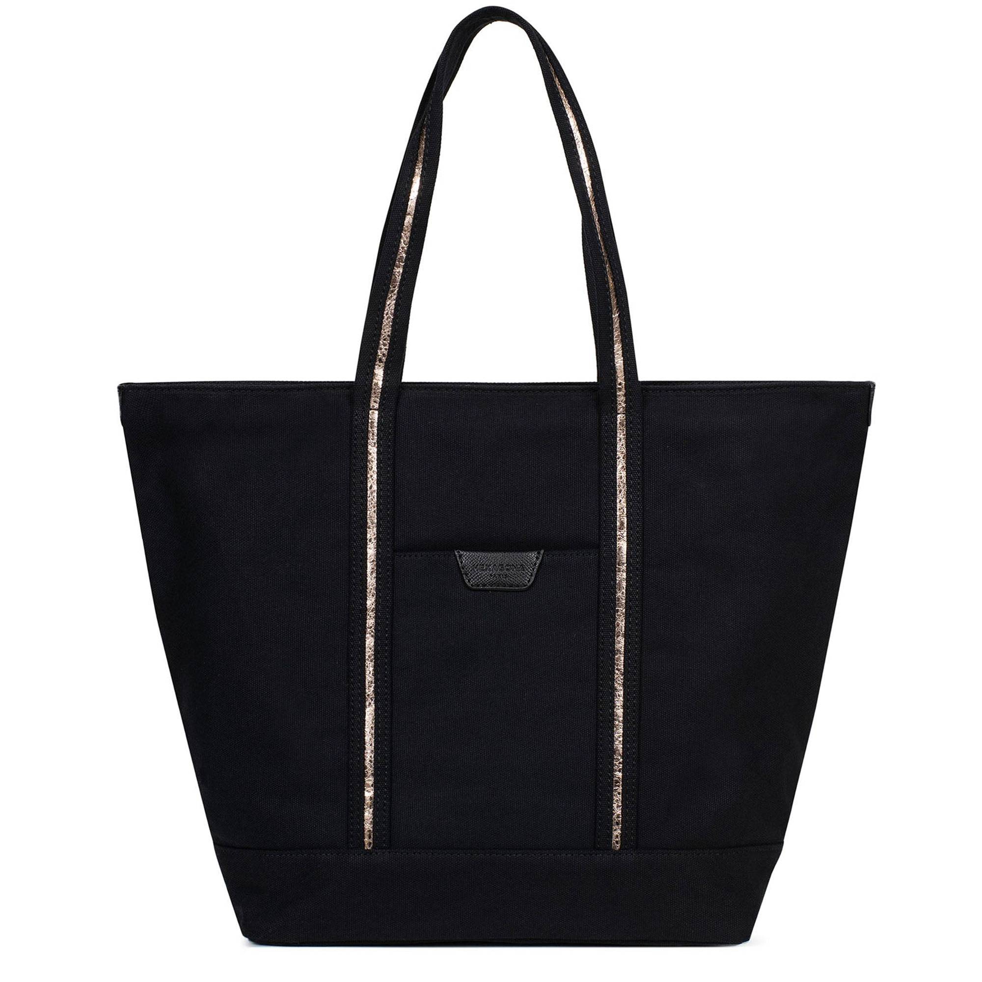 Sac cabas A4 porte epaule Hexagona Kaya toile 5920056