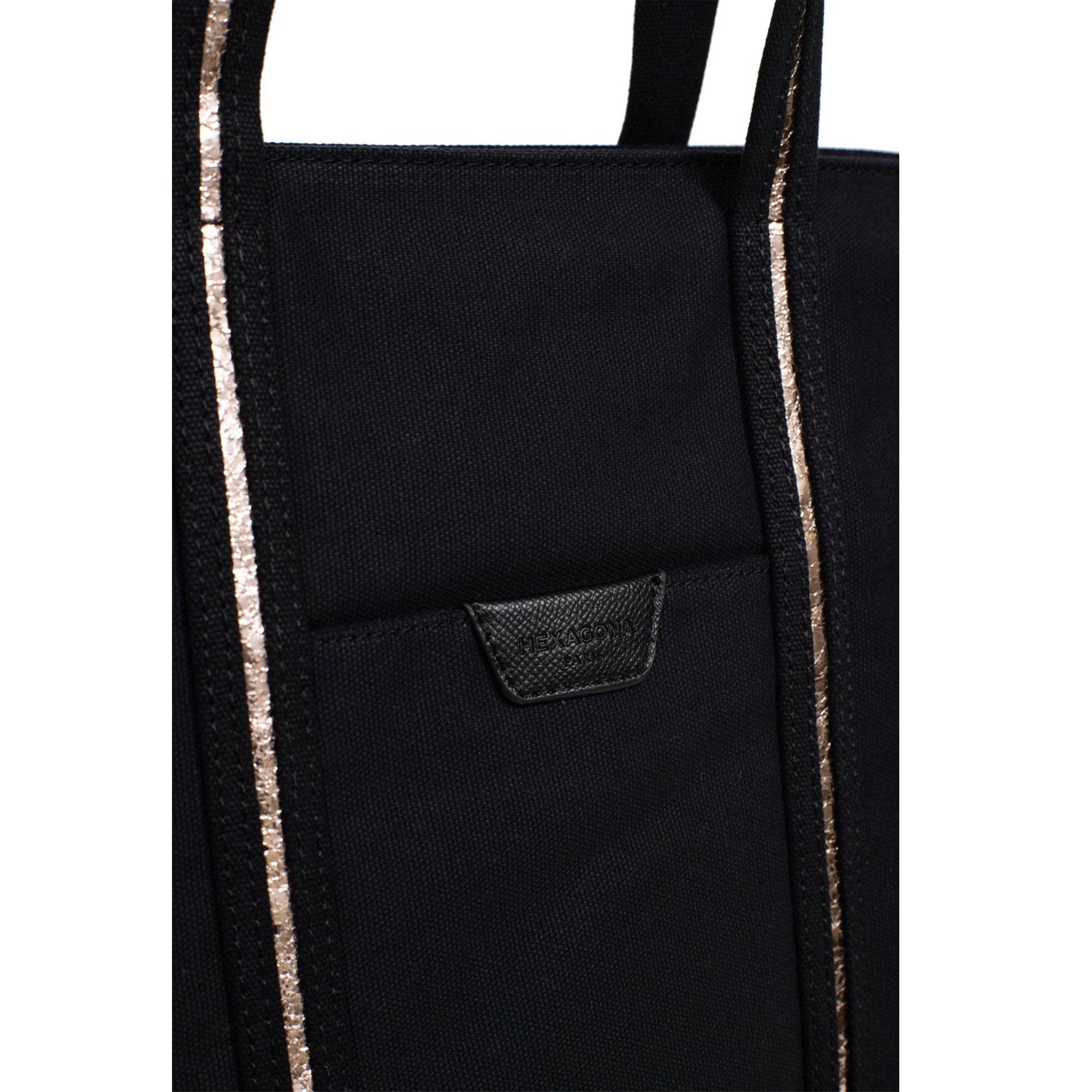 Sac cabas A4 porte epaule Hexagona Kaya toile 5920056