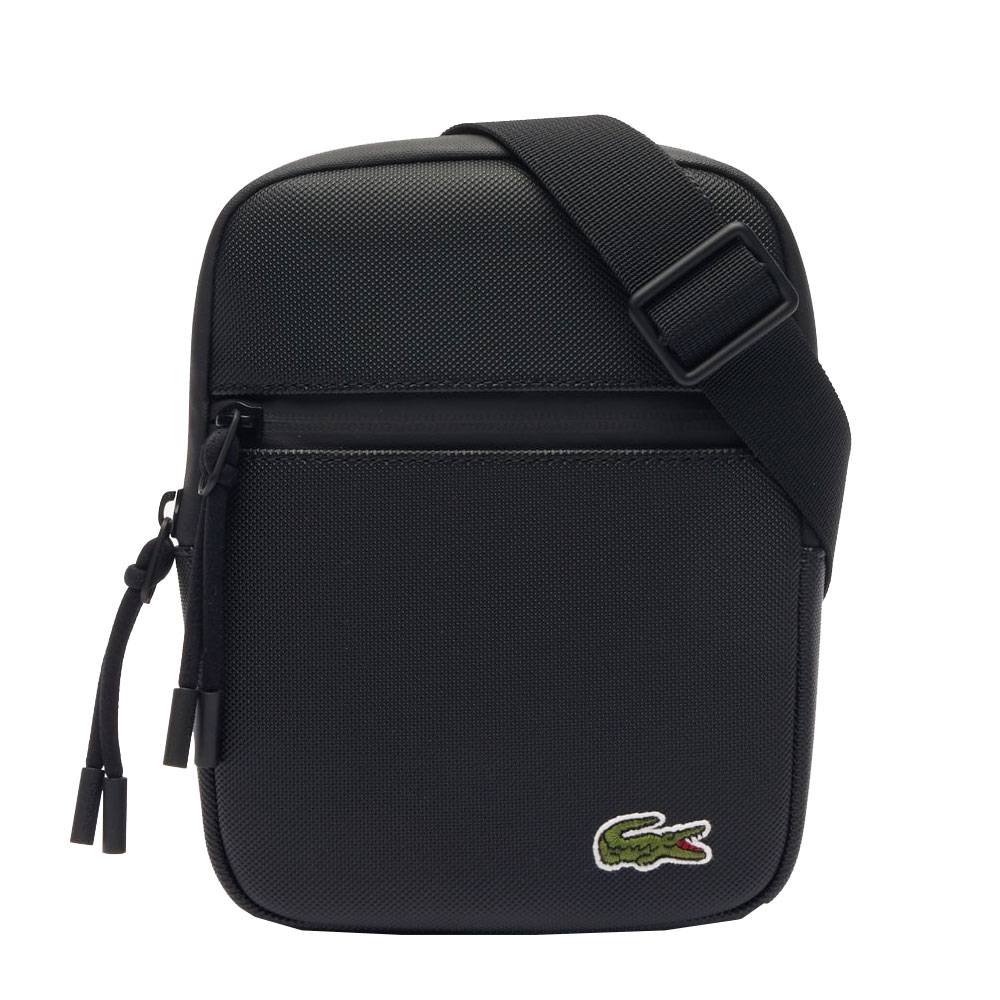 Lacoste petit sac plat porte travers Lcst pour homme